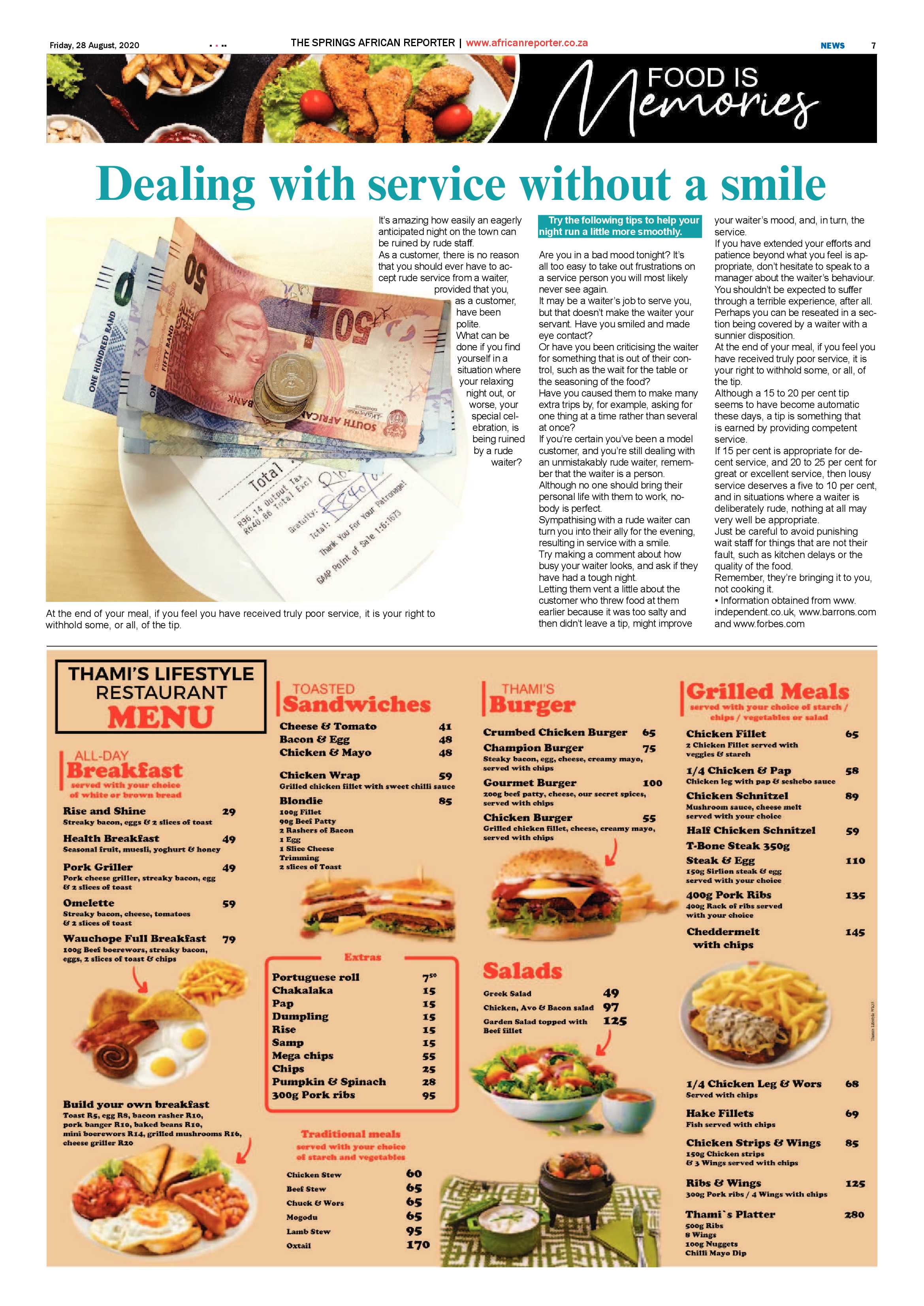 African Reporter 28 August 2020 page 7