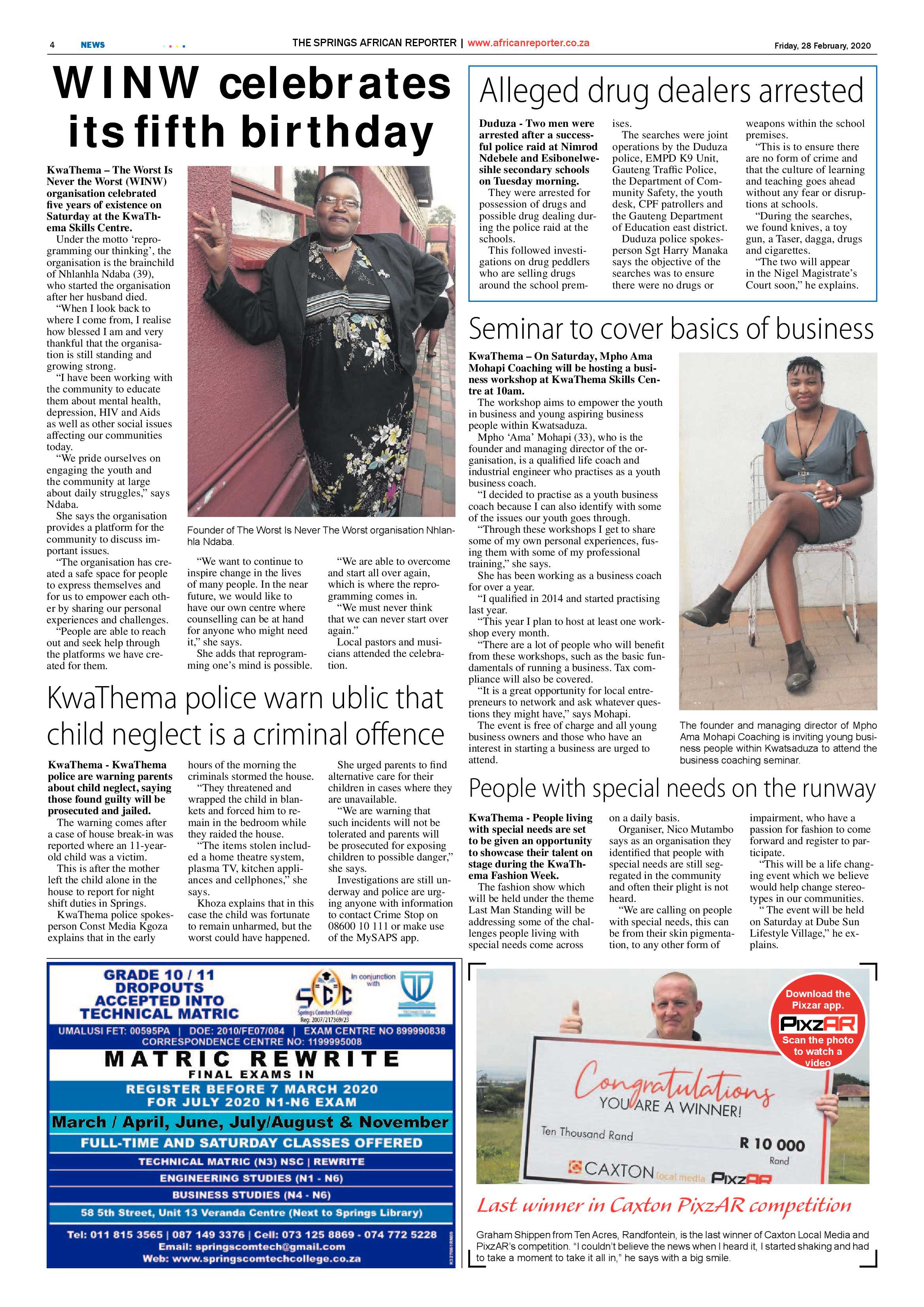 African Reporter 28 February 2020 page 4