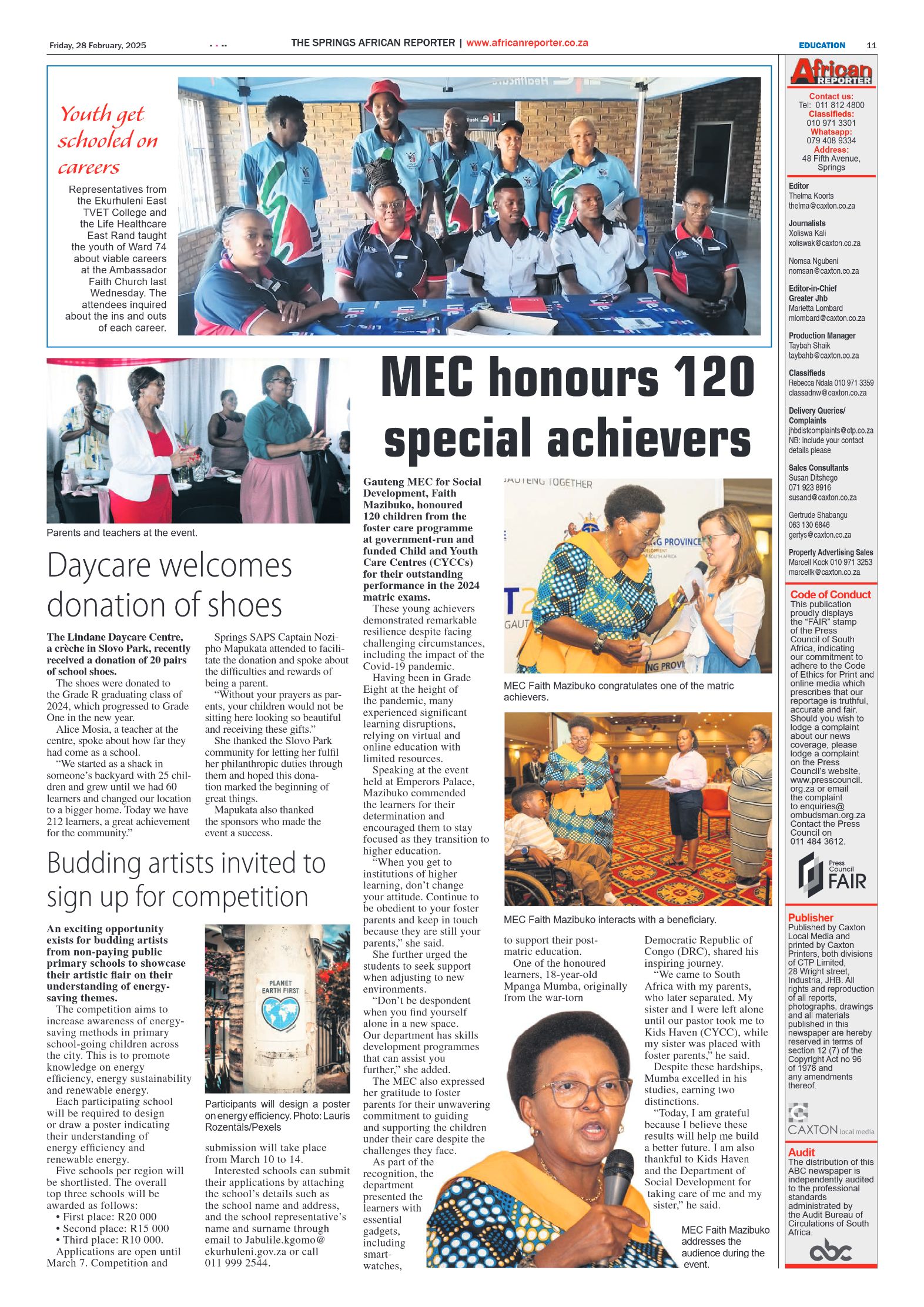 African Reporter 28 February 2025 page 11