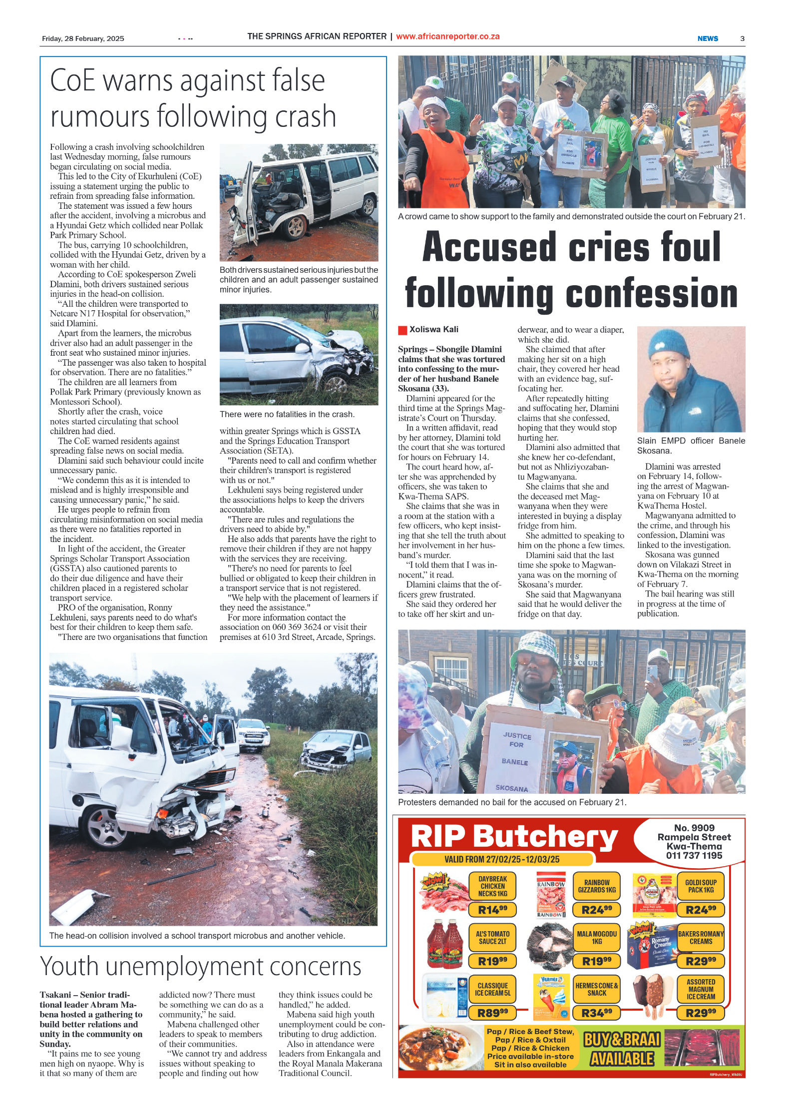 African Reporter 28 February 2025 page 3