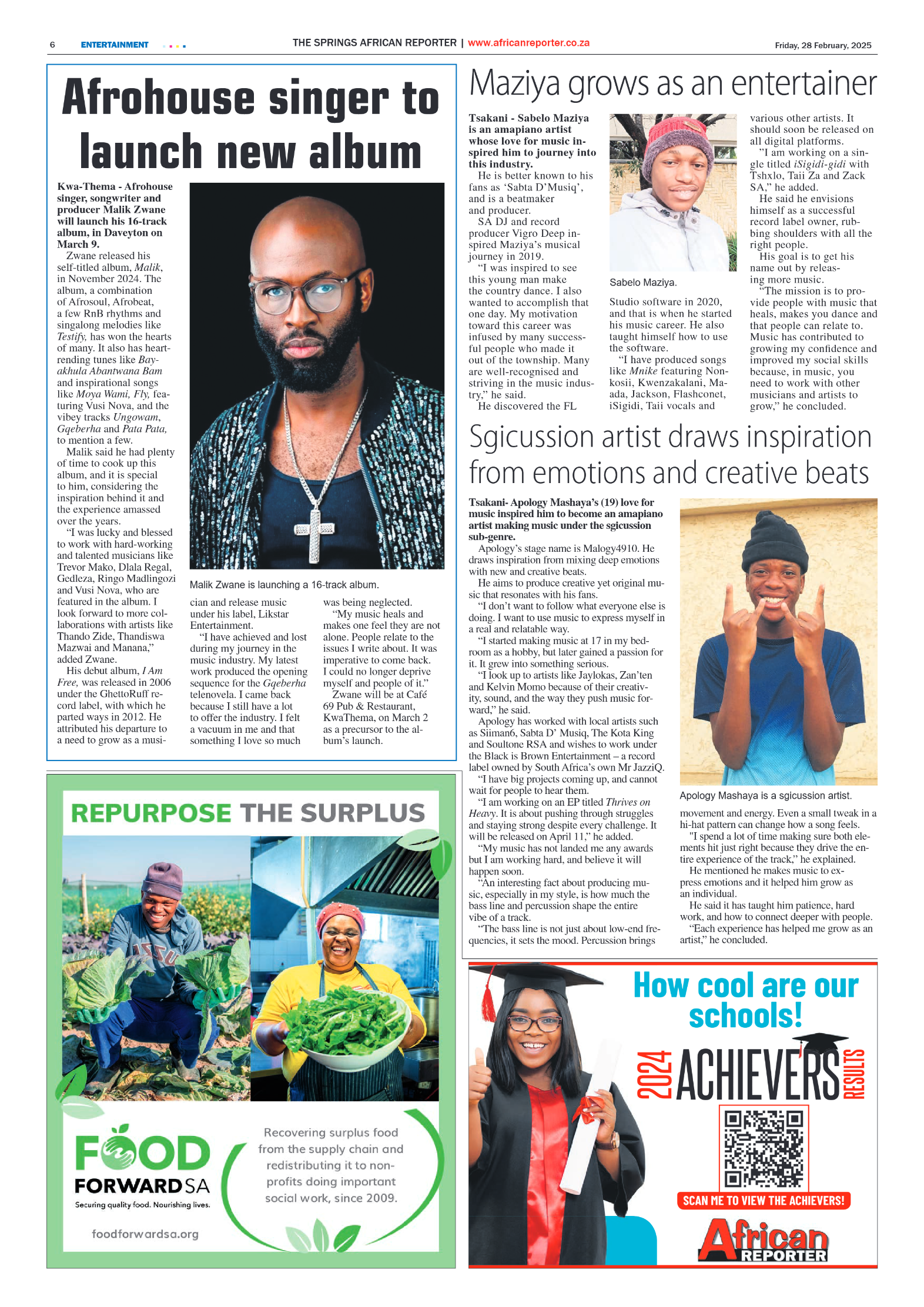 African Reporter 28 February 2025 page 6