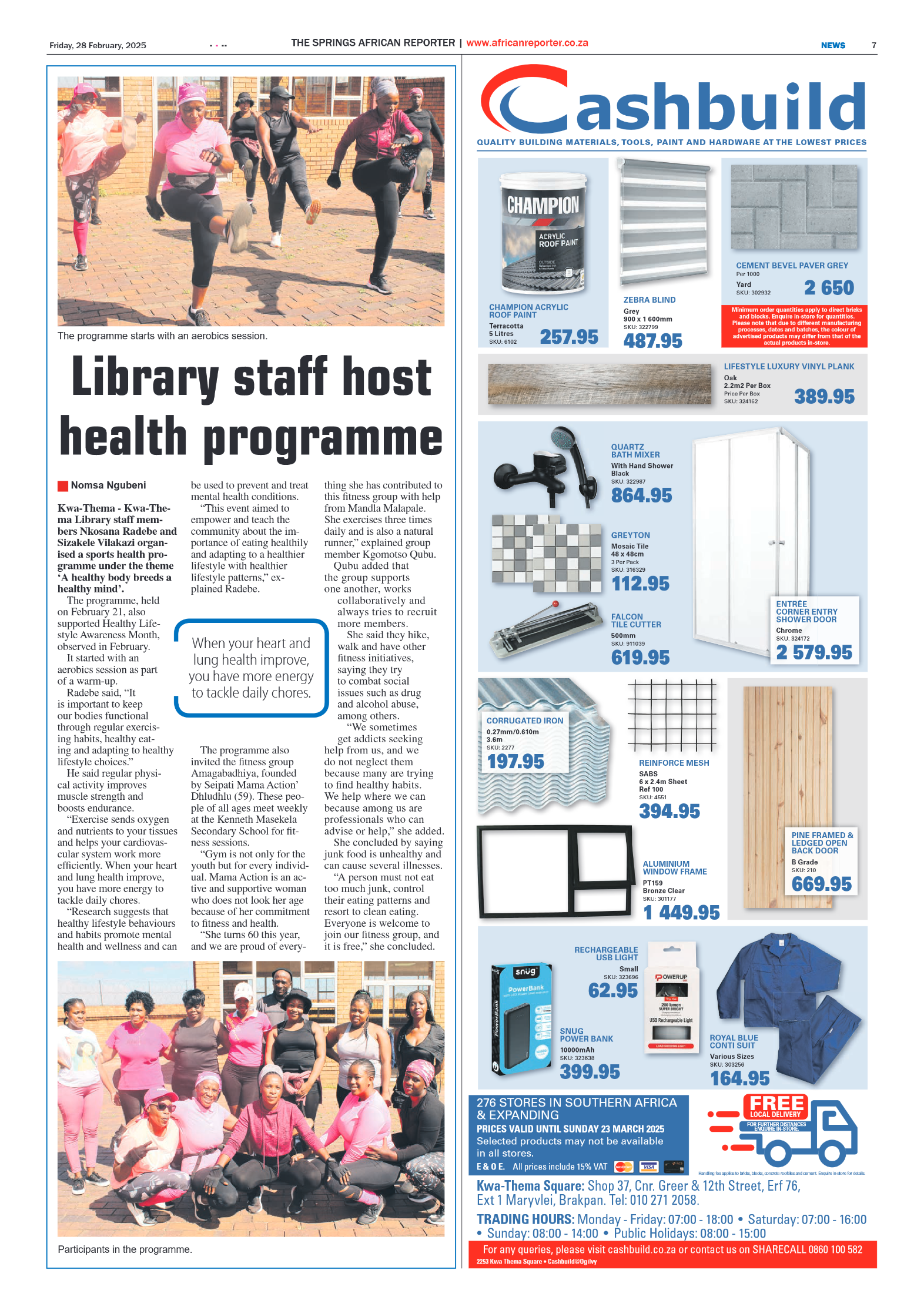 African Reporter 28 February 2025 page 7
