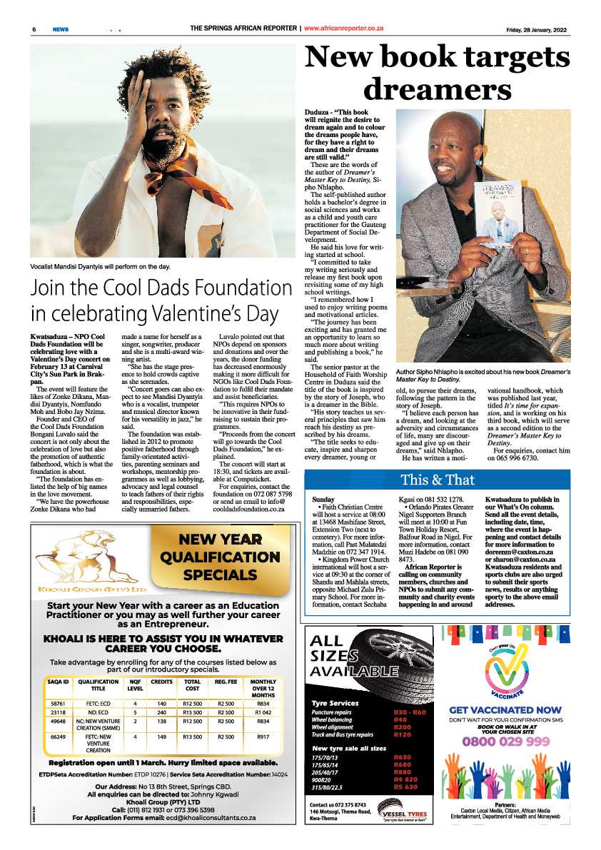 African Reporter 28 January 2022 page 6