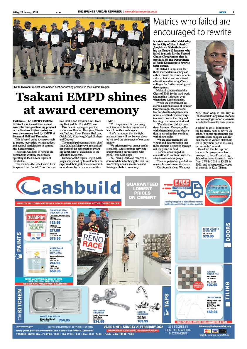 African Reporter 28 January 2022 page 7