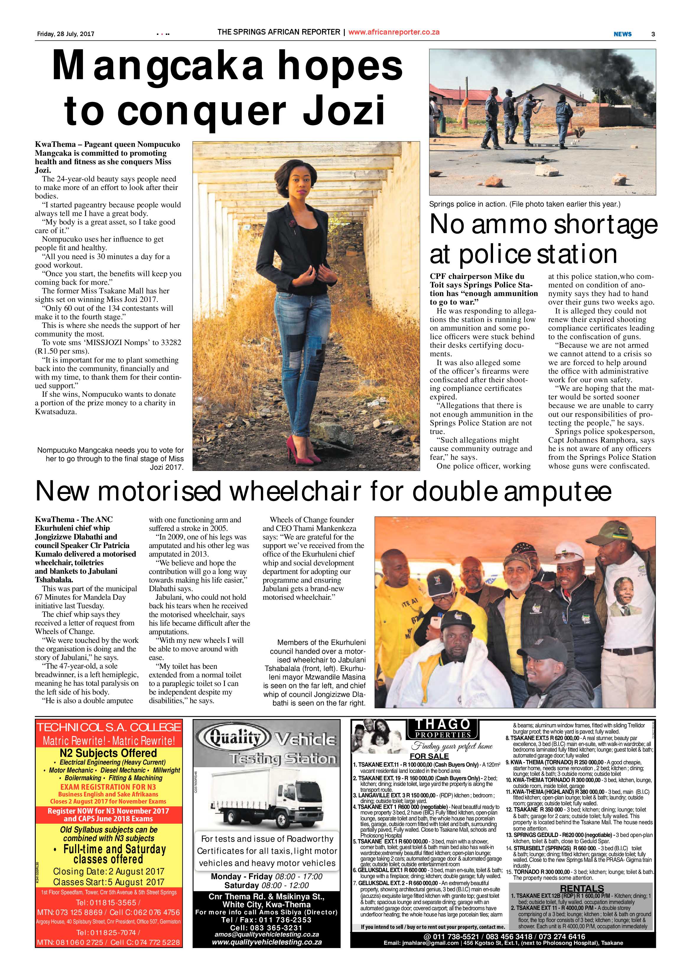 African Reporter 28 July 2017 page 3