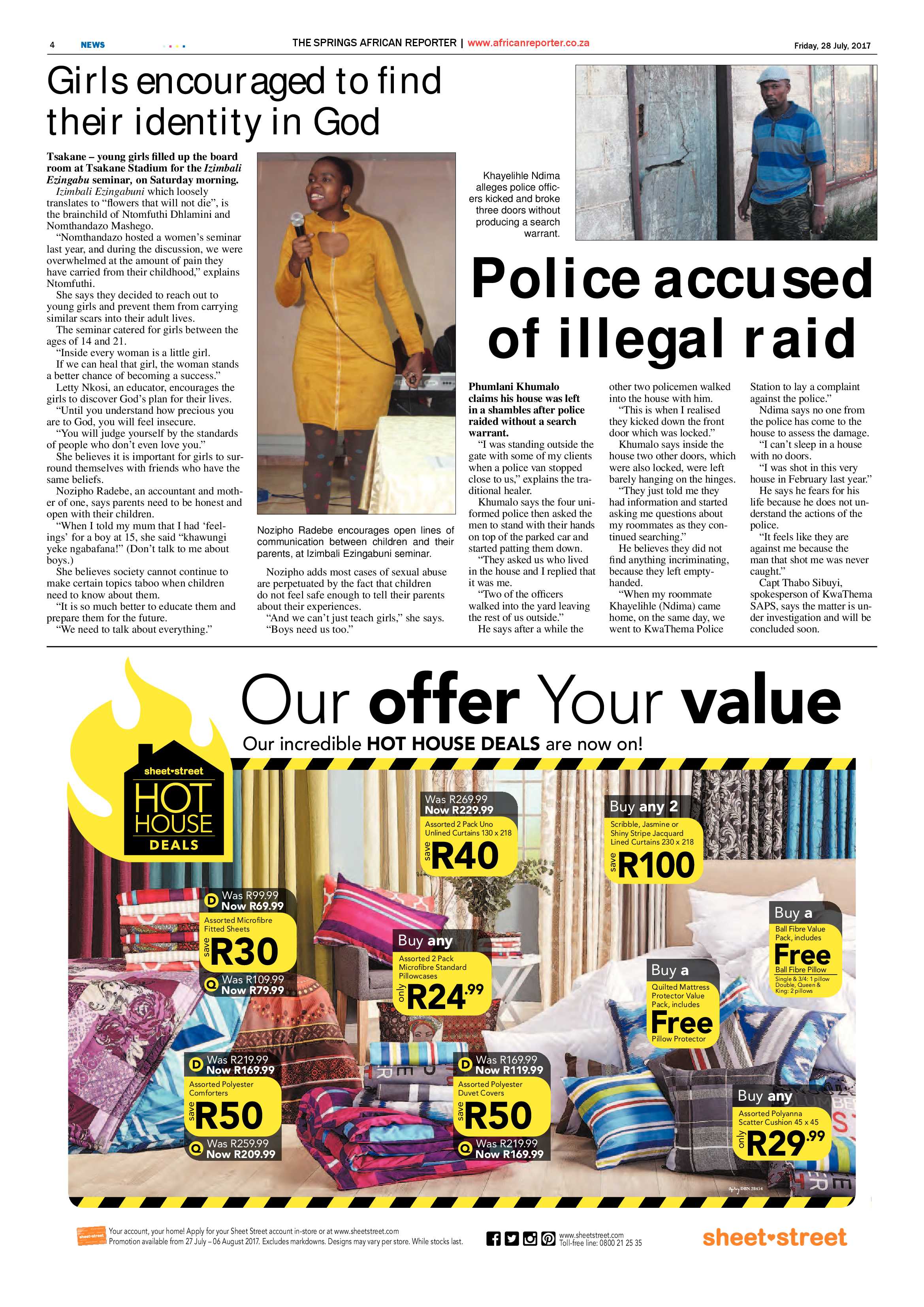 African Reporter 28 July 2017 page 4
