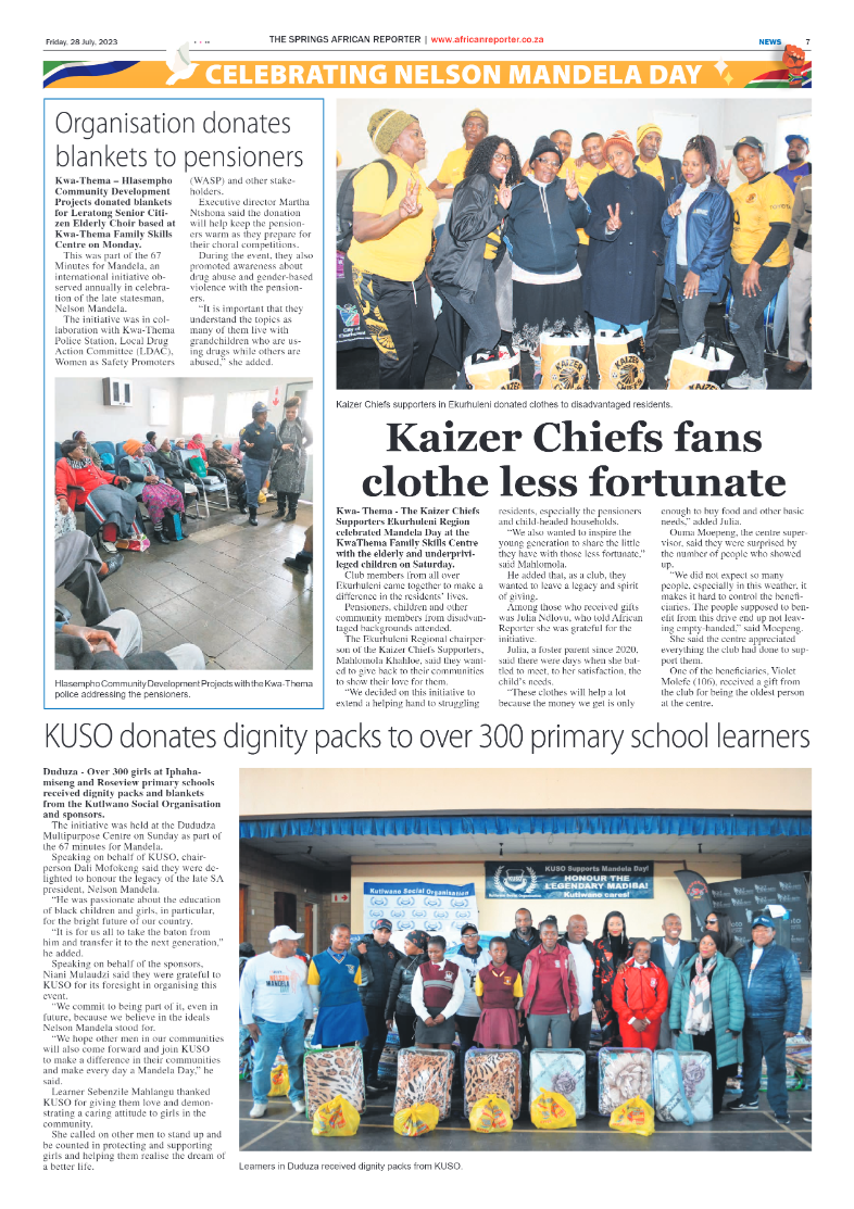 African Reporter 28 July 2023 page 7