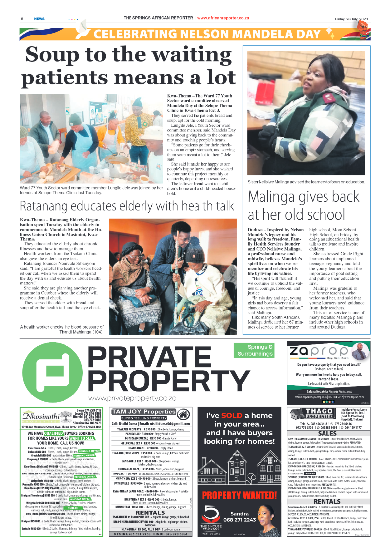 African Reporter 28 July 2023 page 8