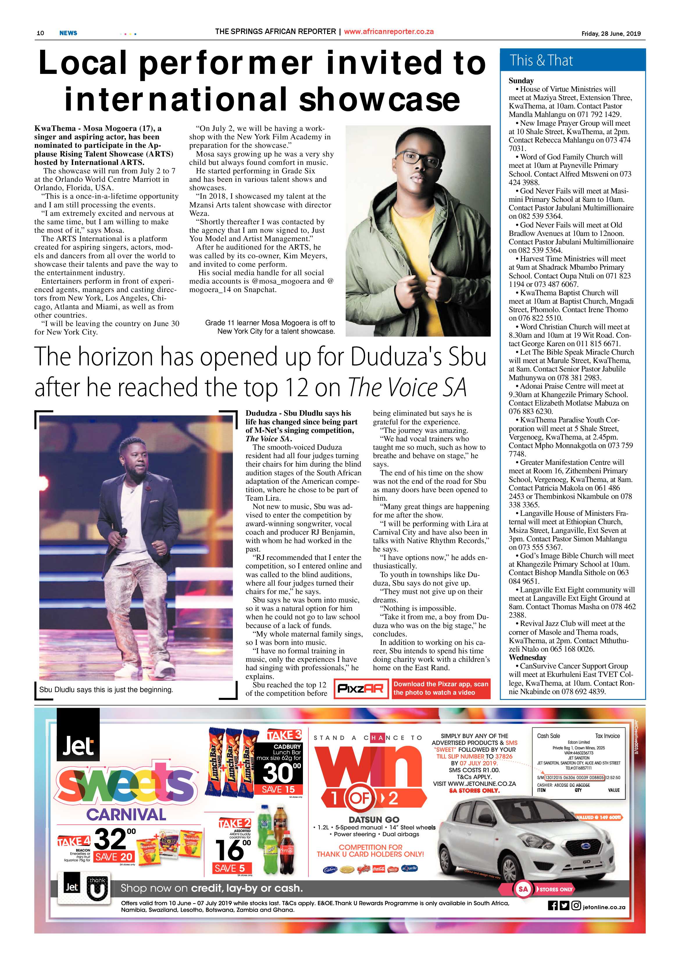 African Reporter 28 June 2019 page 10