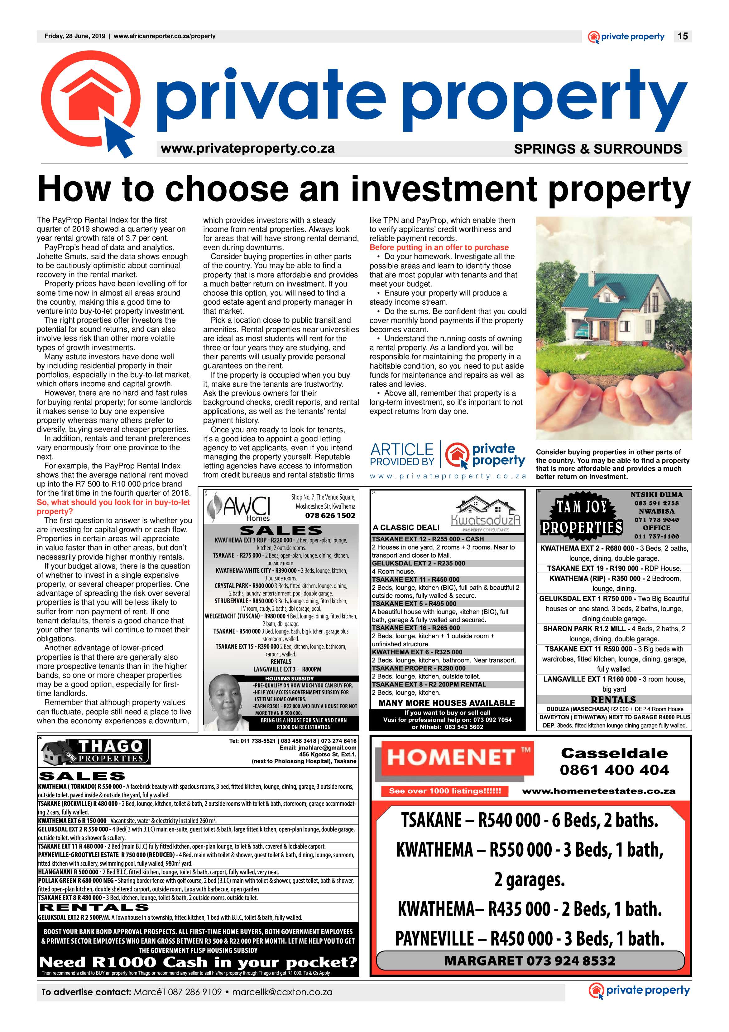 African Reporter 28 June 2019 page 15