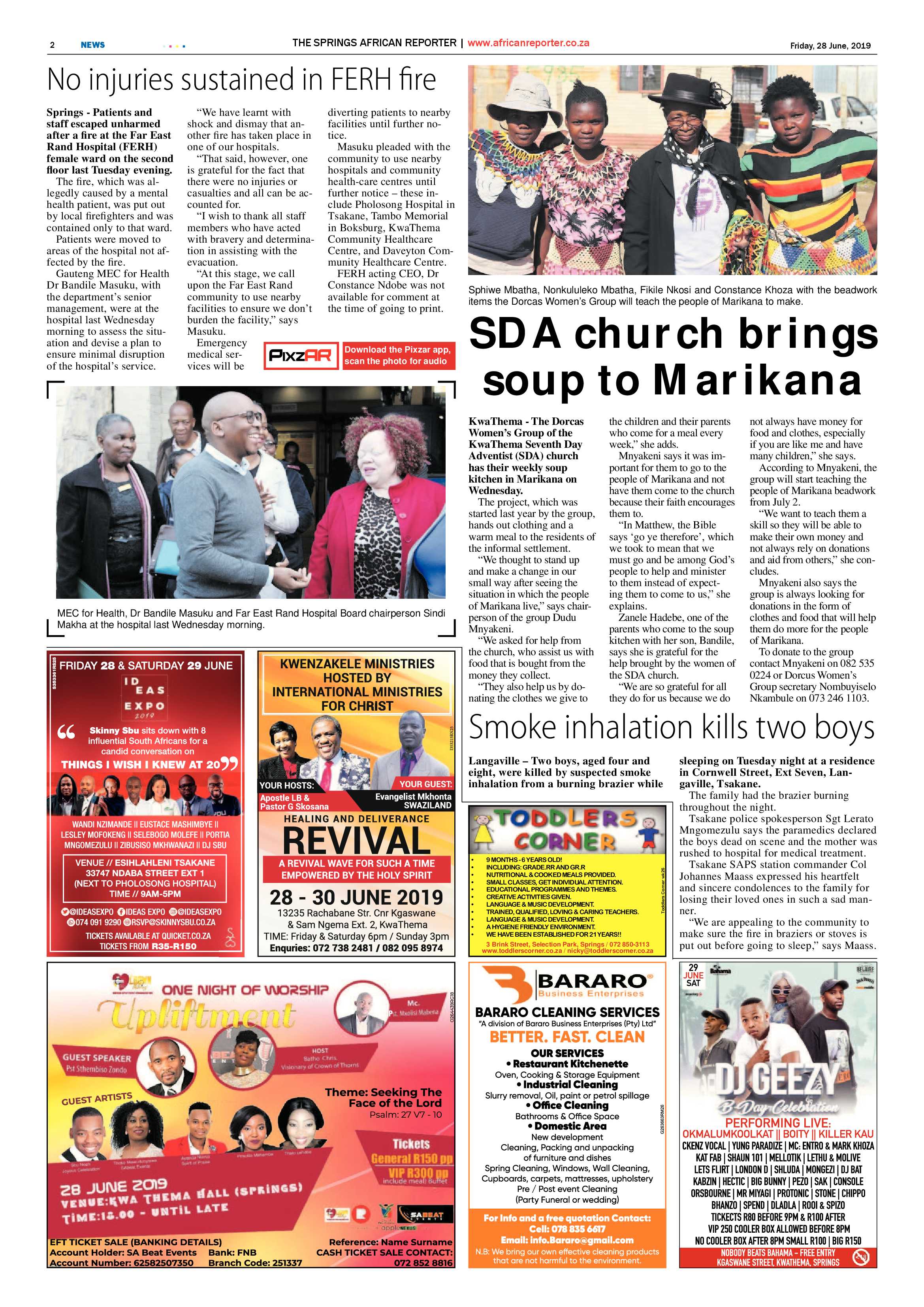 African Reporter 28 June 2019 page 2