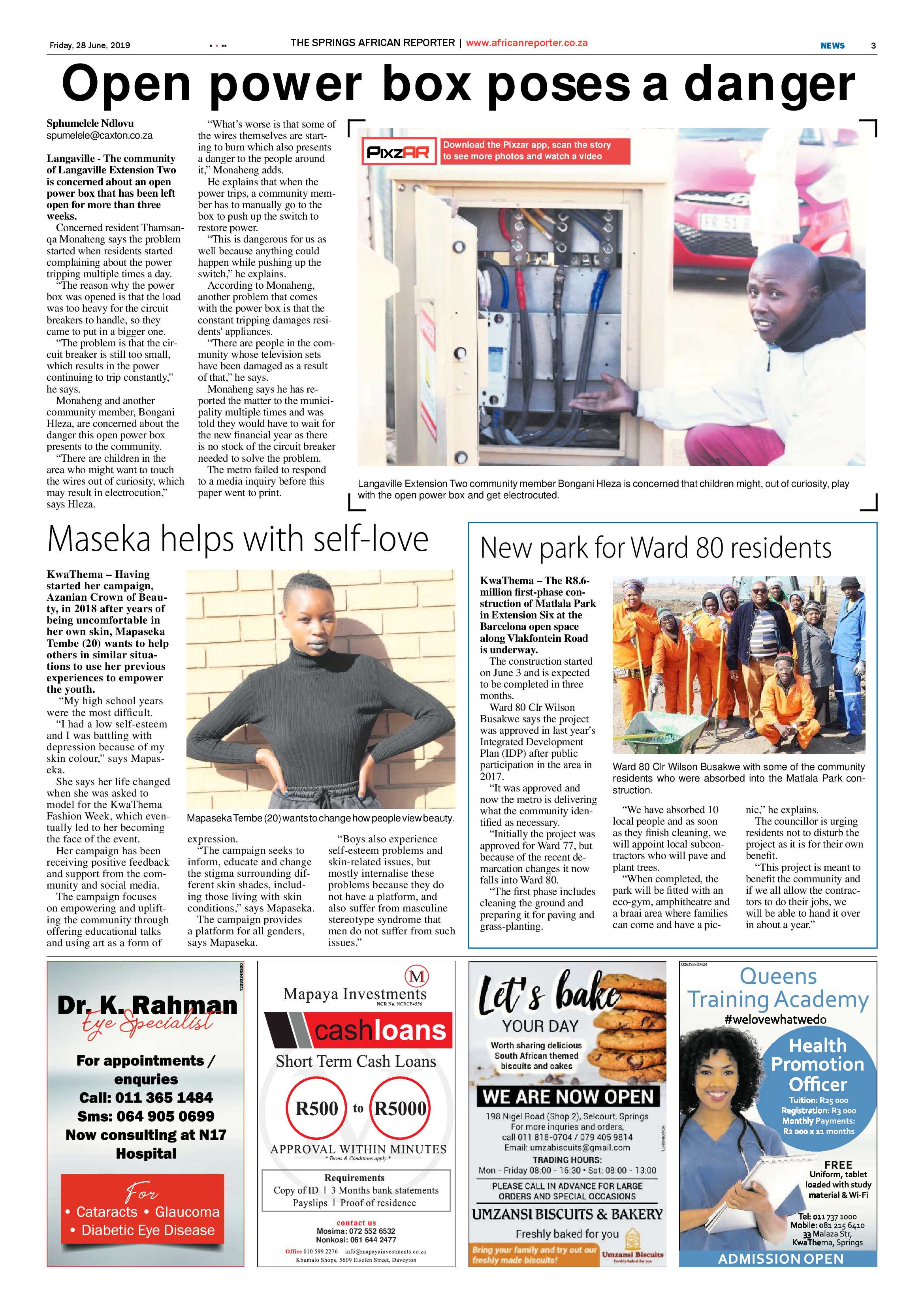 African Reporter 28 June 2019 page 3