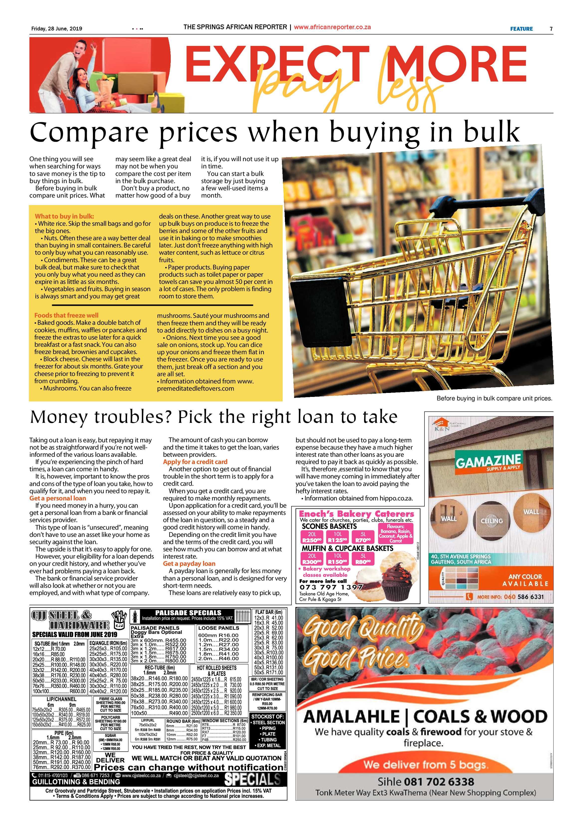 African Reporter 28 June 2019 page 7