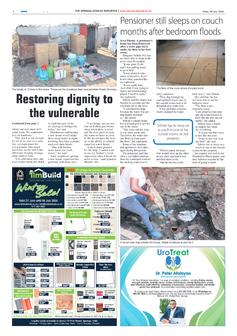 African Reporter 28 June 2024 page 2
