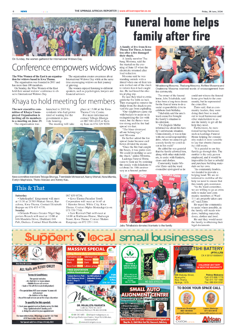 African Reporter 28 June 2024 page 6