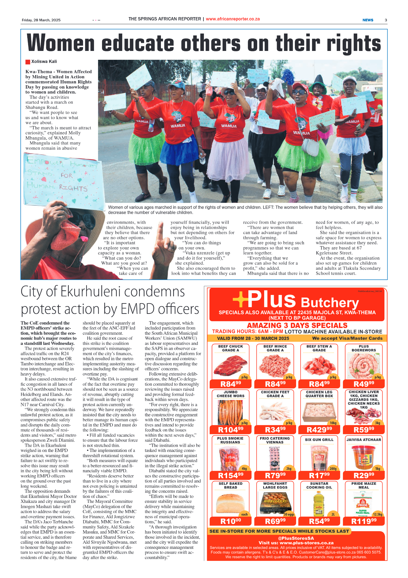 African Reporter 28 March 2025 page 3