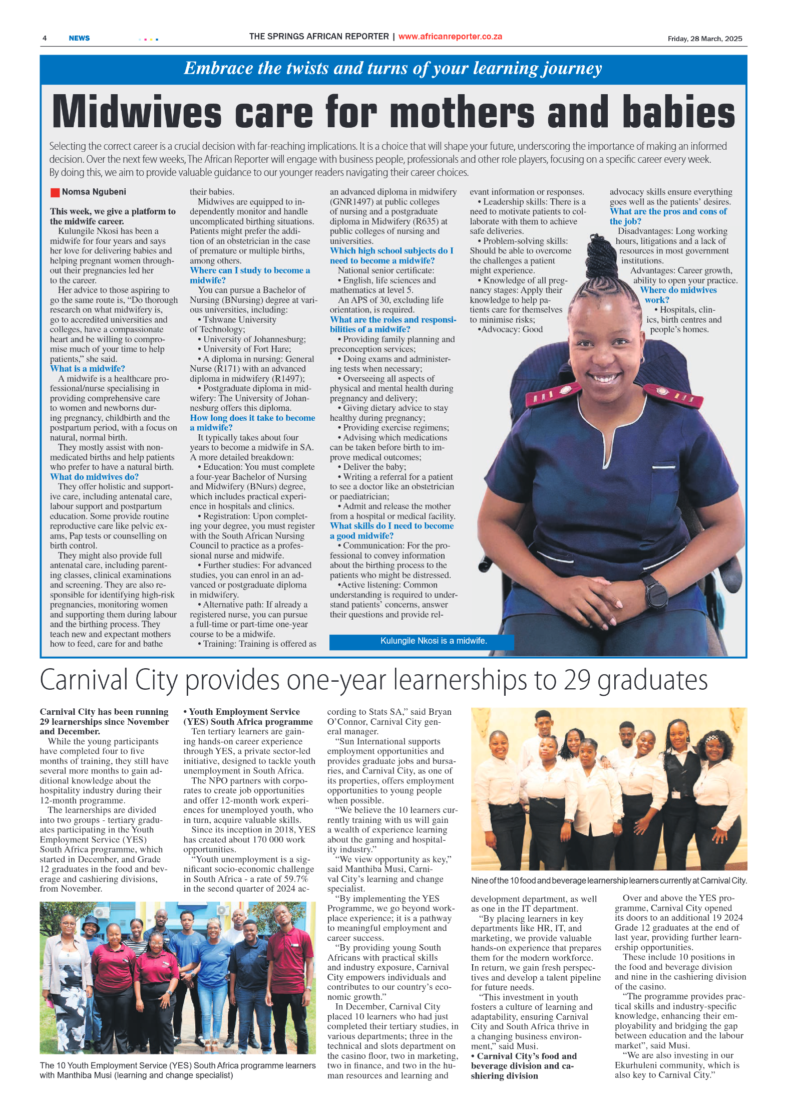 African Reporter 28 March 2025 page 4