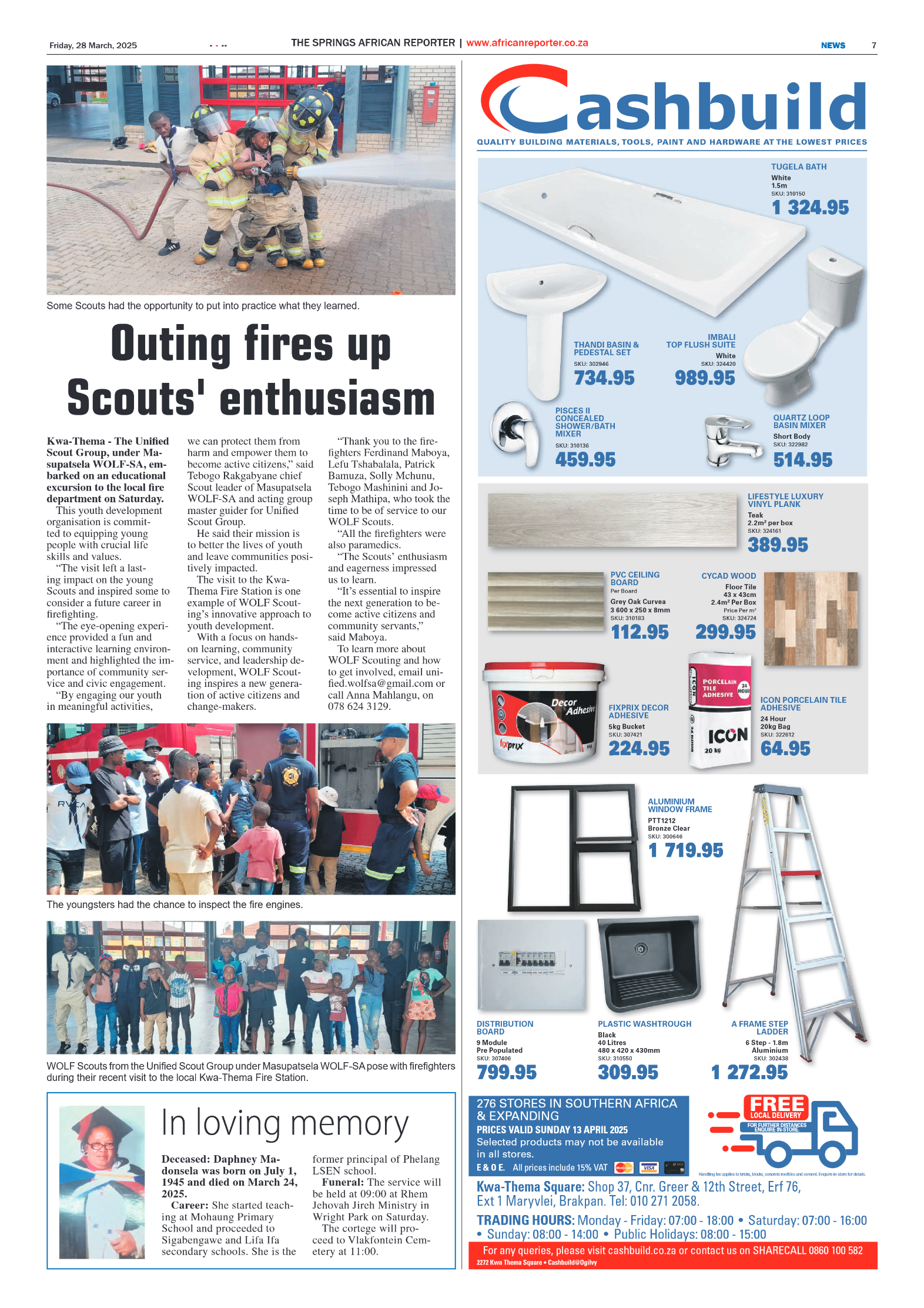 African Reporter 28 March 2025 page 7