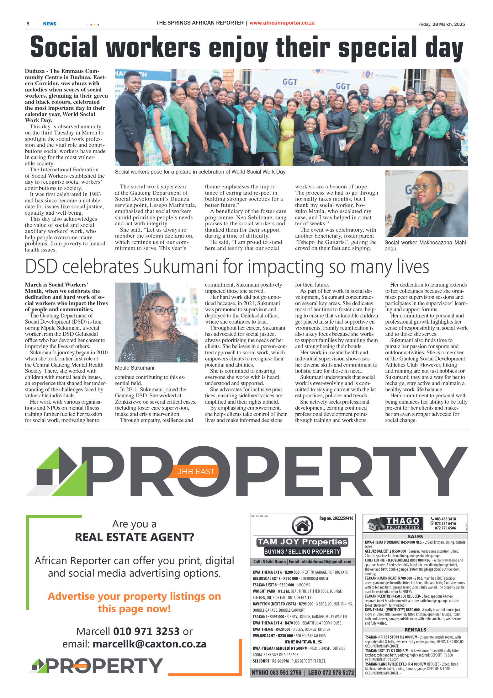 African Reporter 28 March 2025 page 8