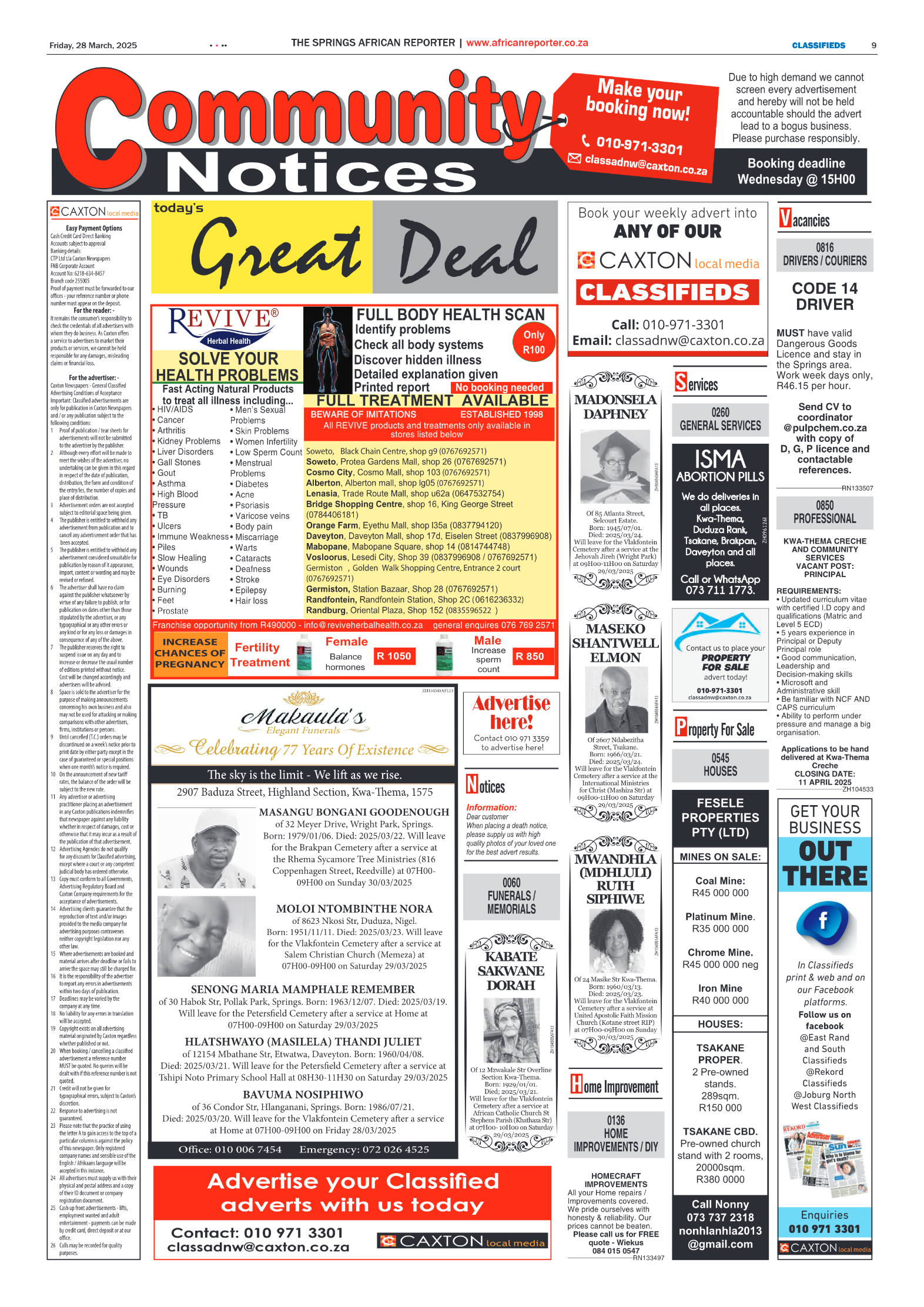 African Reporter 28 March 2025 page 9