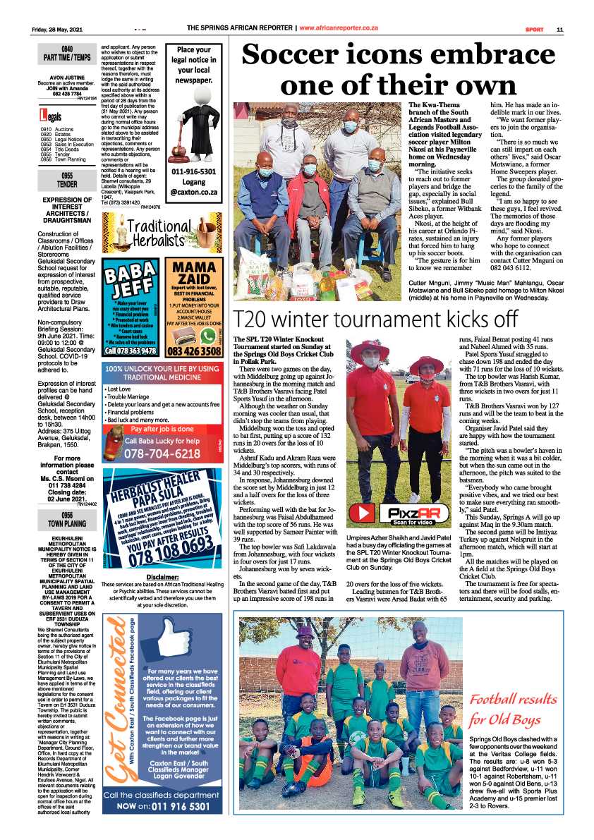 African Reporter 28 May 2021 page 11