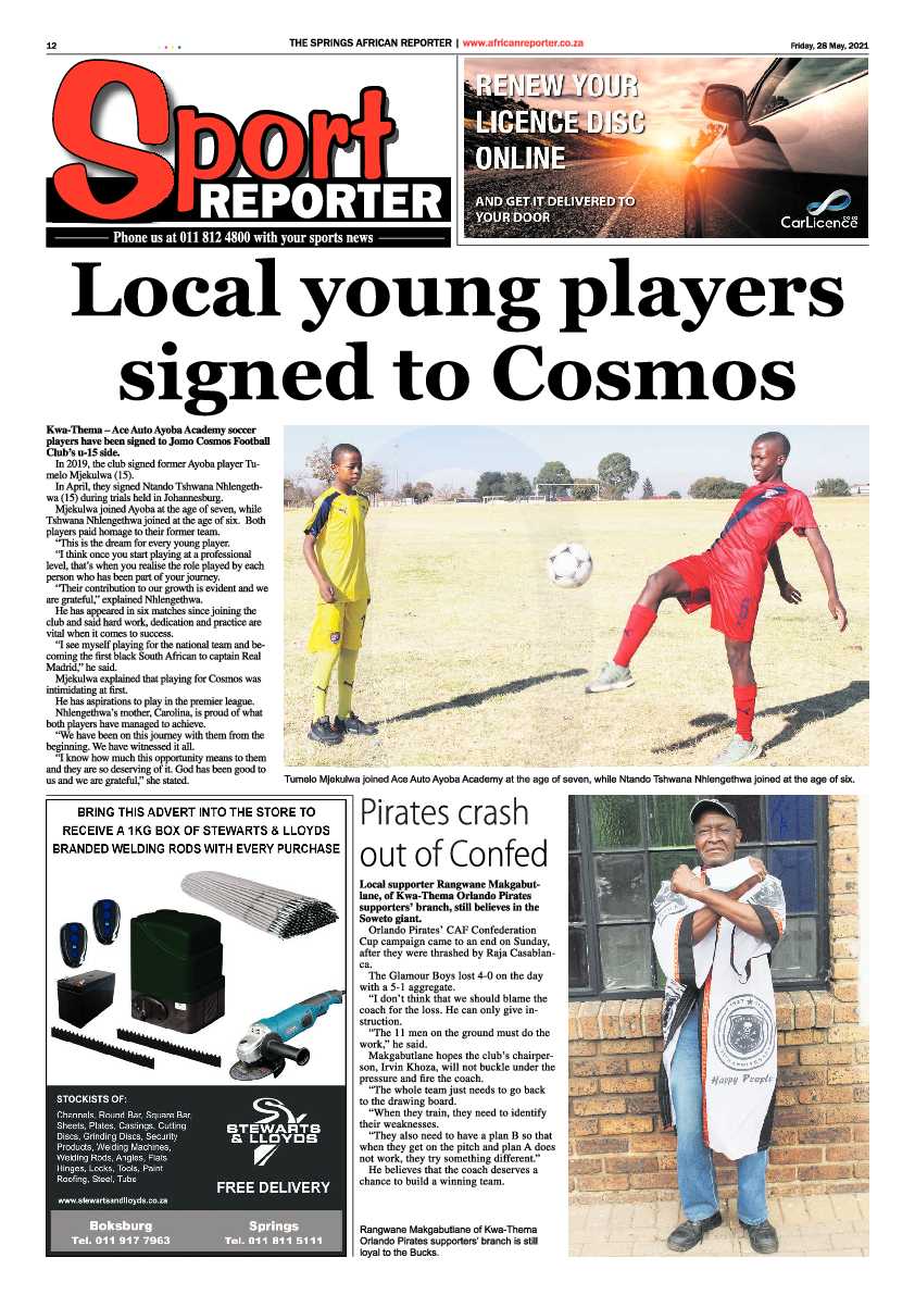 African Reporter 28 May 2021 page 12