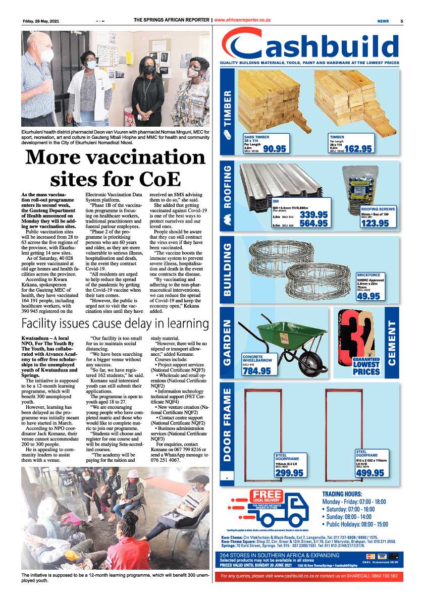 African Reporter 28 May 2021 page 5