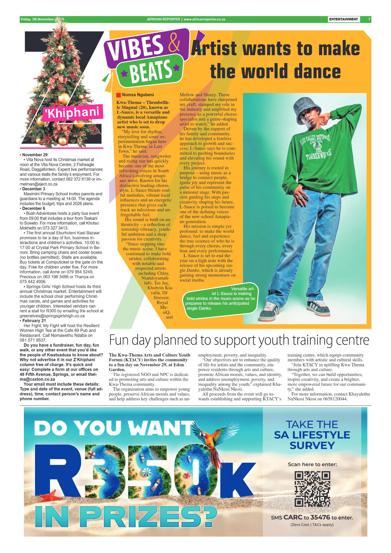 African Reporter 28 November 2025 page 7