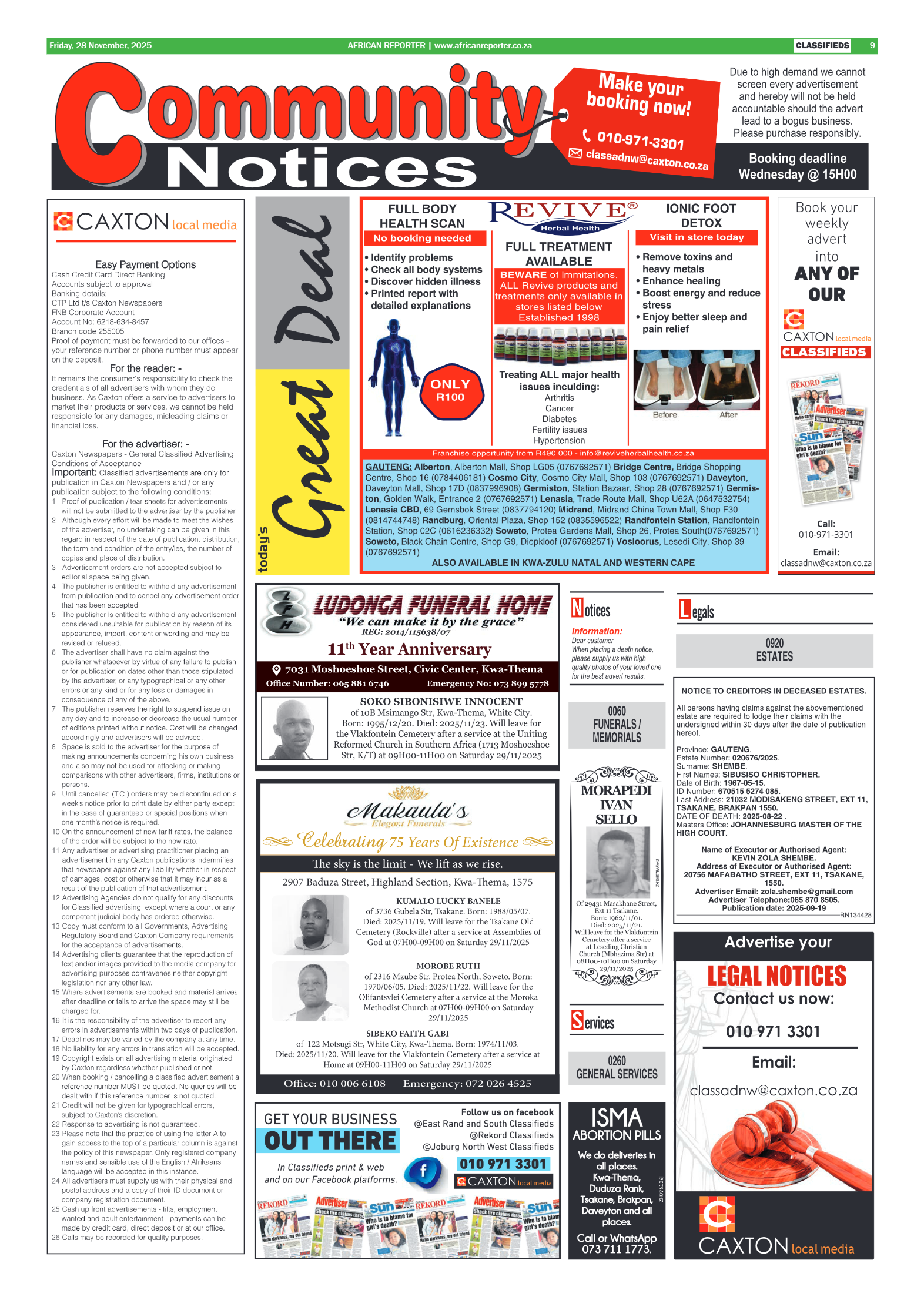 African Reporter 28 November 2025 page 9