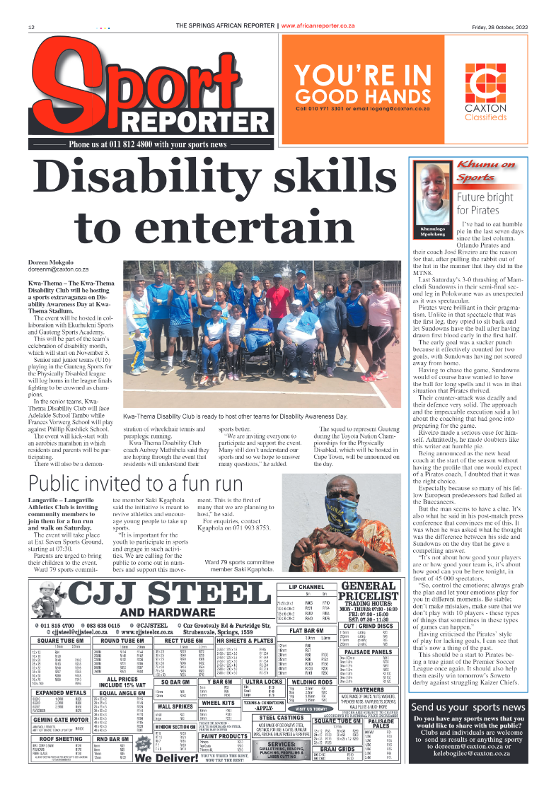 African Reporter 28 Oct 2022 page 12