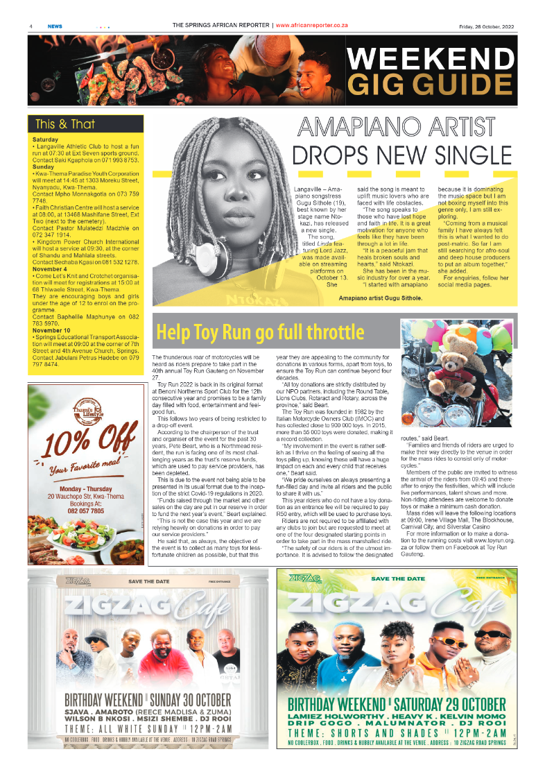 African Reporter 28 Oct 2022 page 4