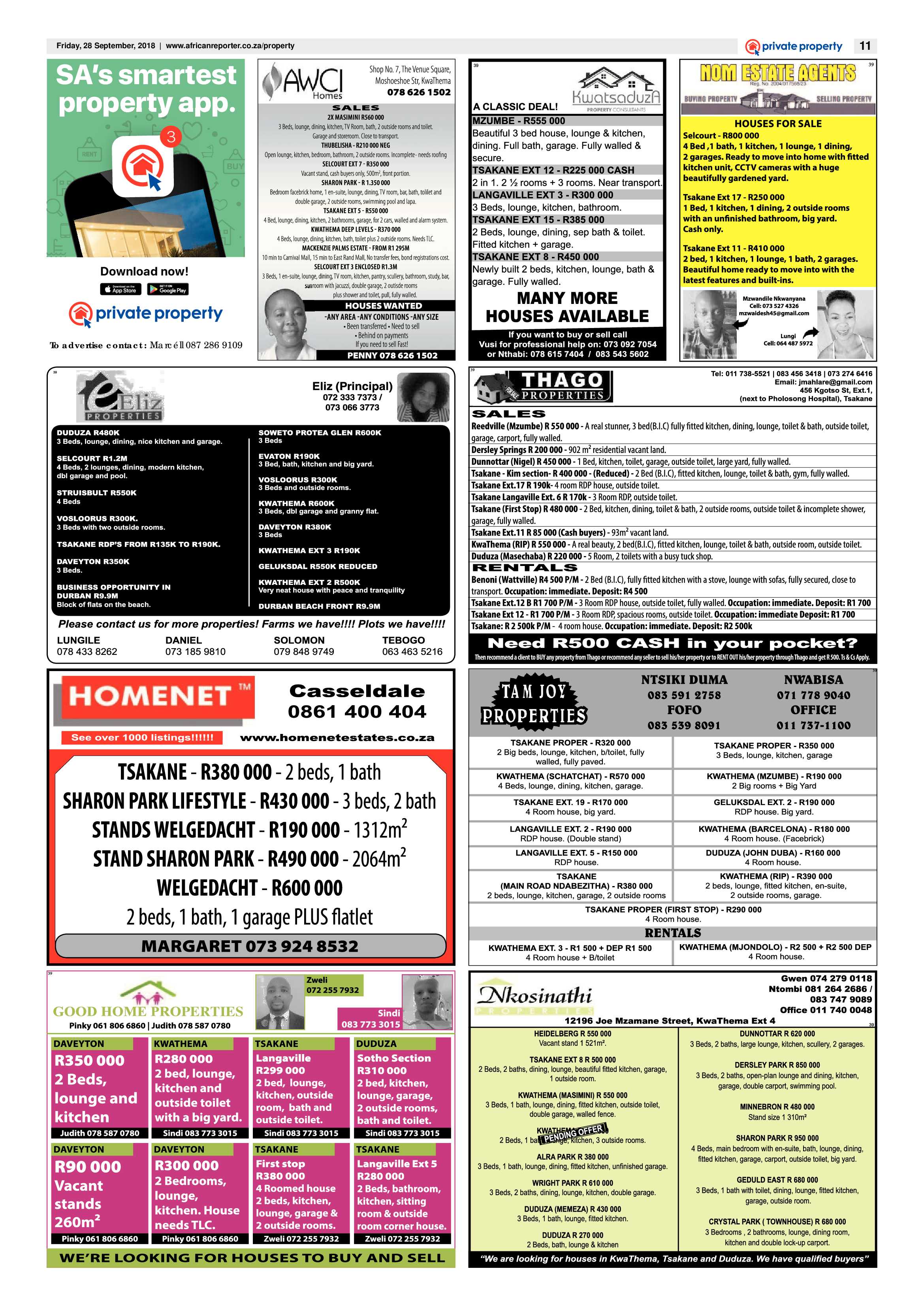African Reporter 28 September 2018 page 11
