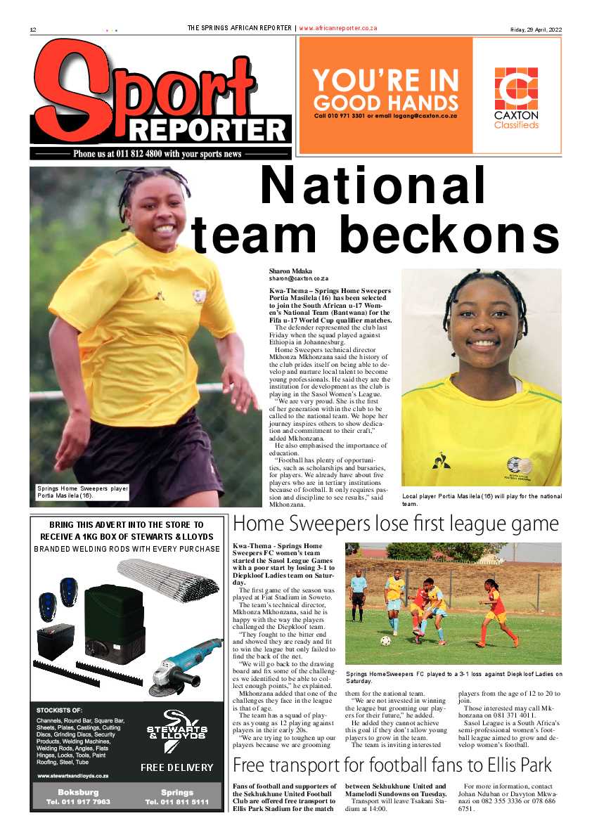 African Reporter 29 April 2022 page 12