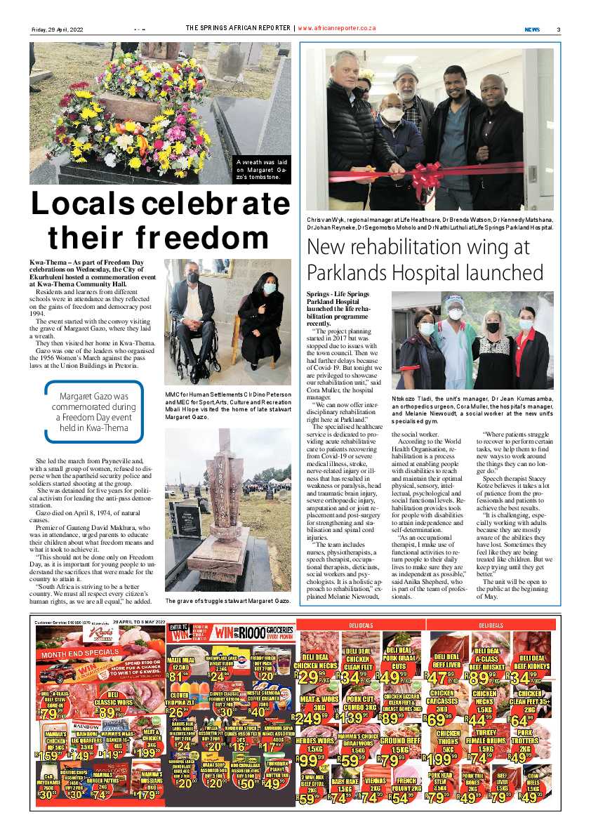 African Reporter 29 April 2022 page 3
