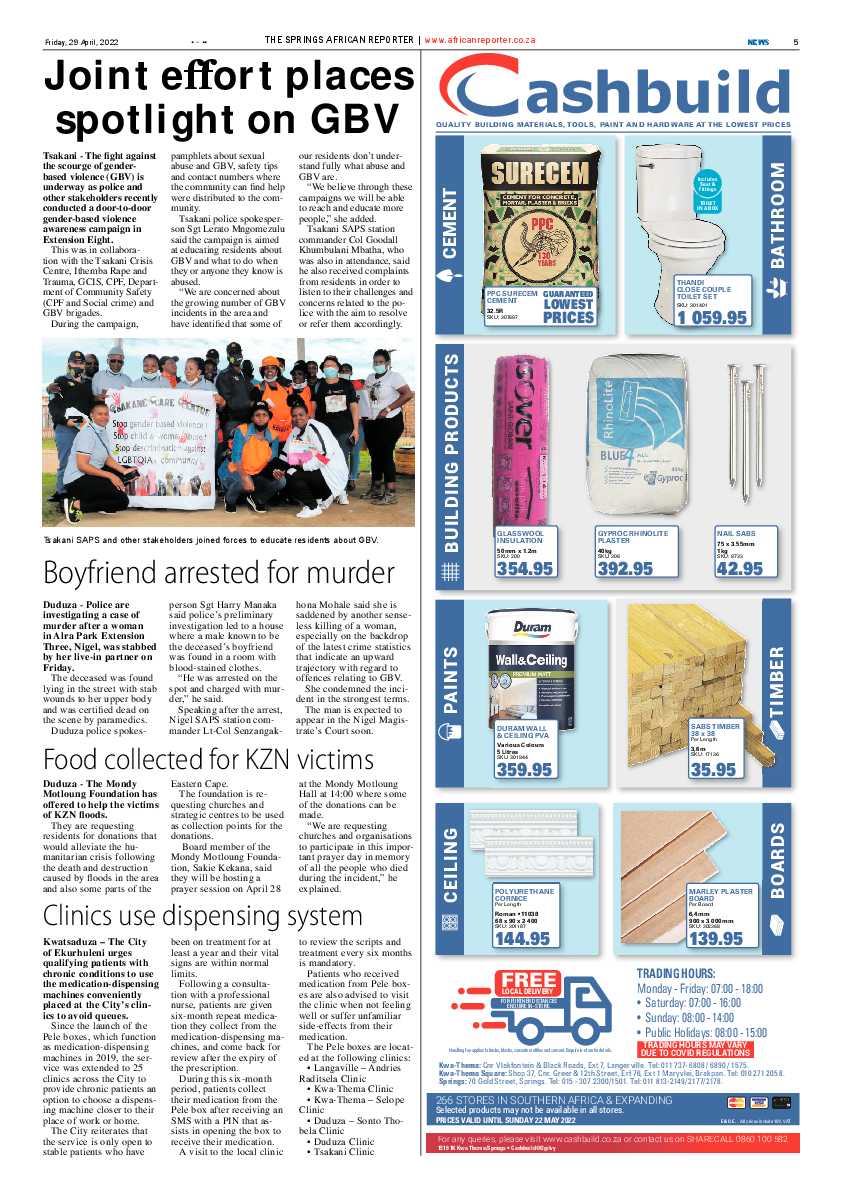 African Reporter 29 April 2022 page 5