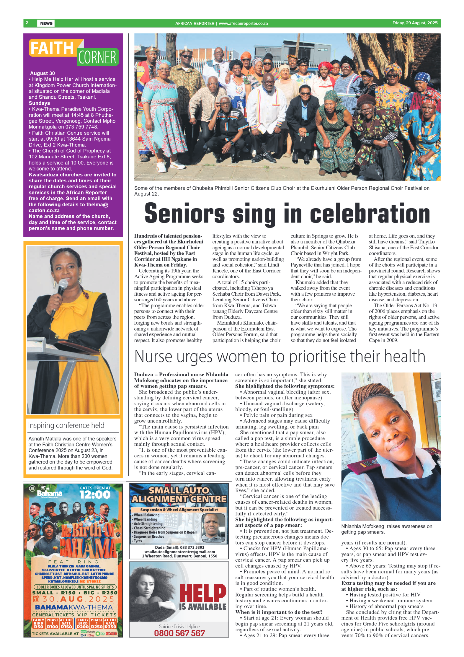 African Reporter 29 August 2025 page 2