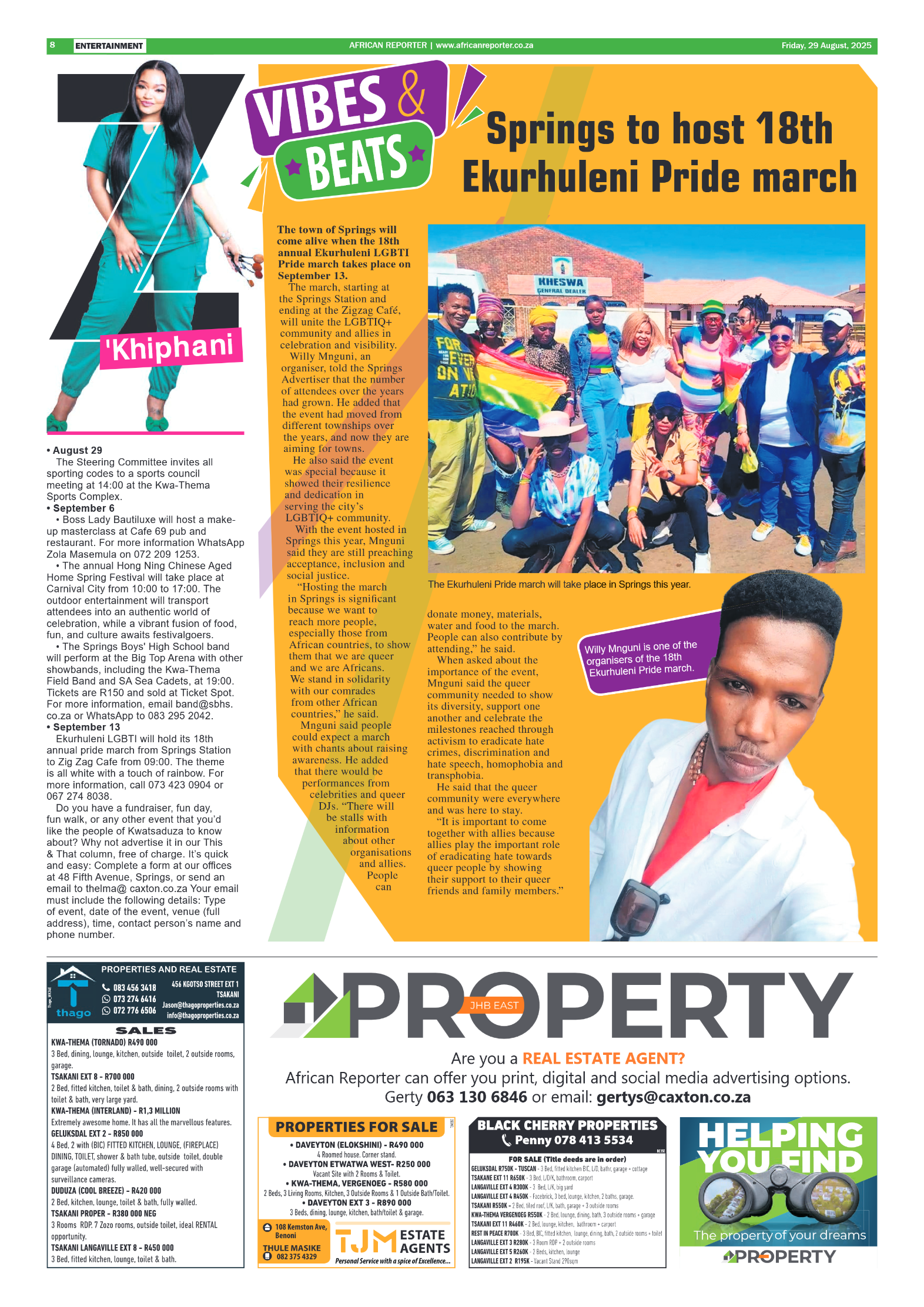 African Reporter 29 August 2025 page 8