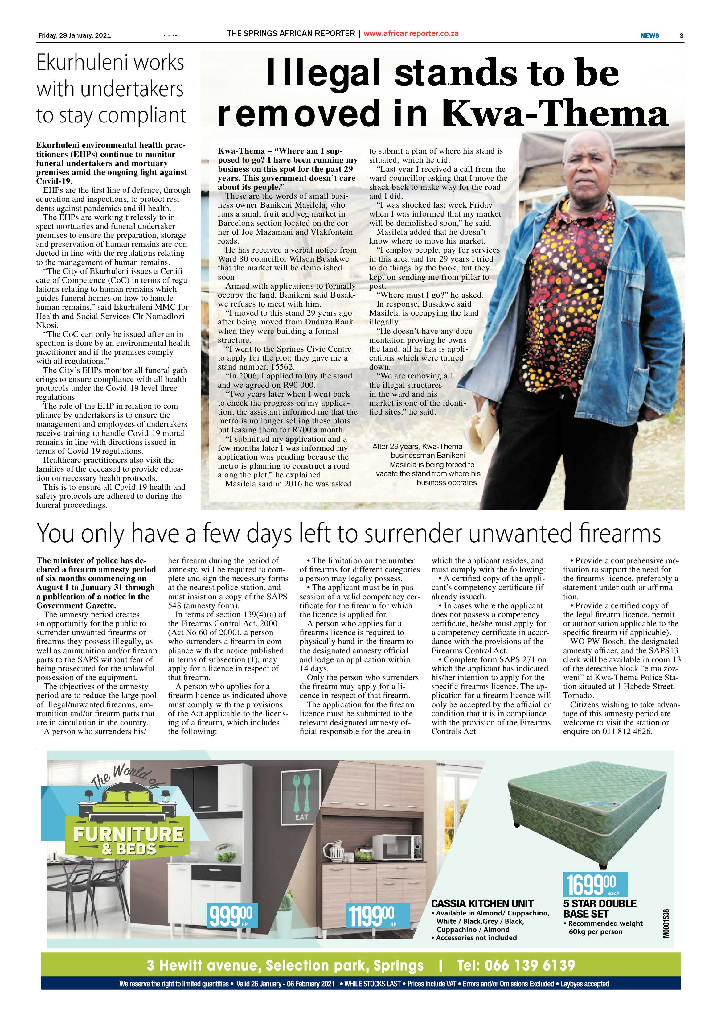 African Reporter 29 January 2021 page 3