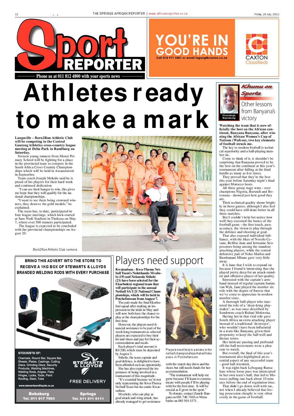 African Reporter 29 July 2022 page 12