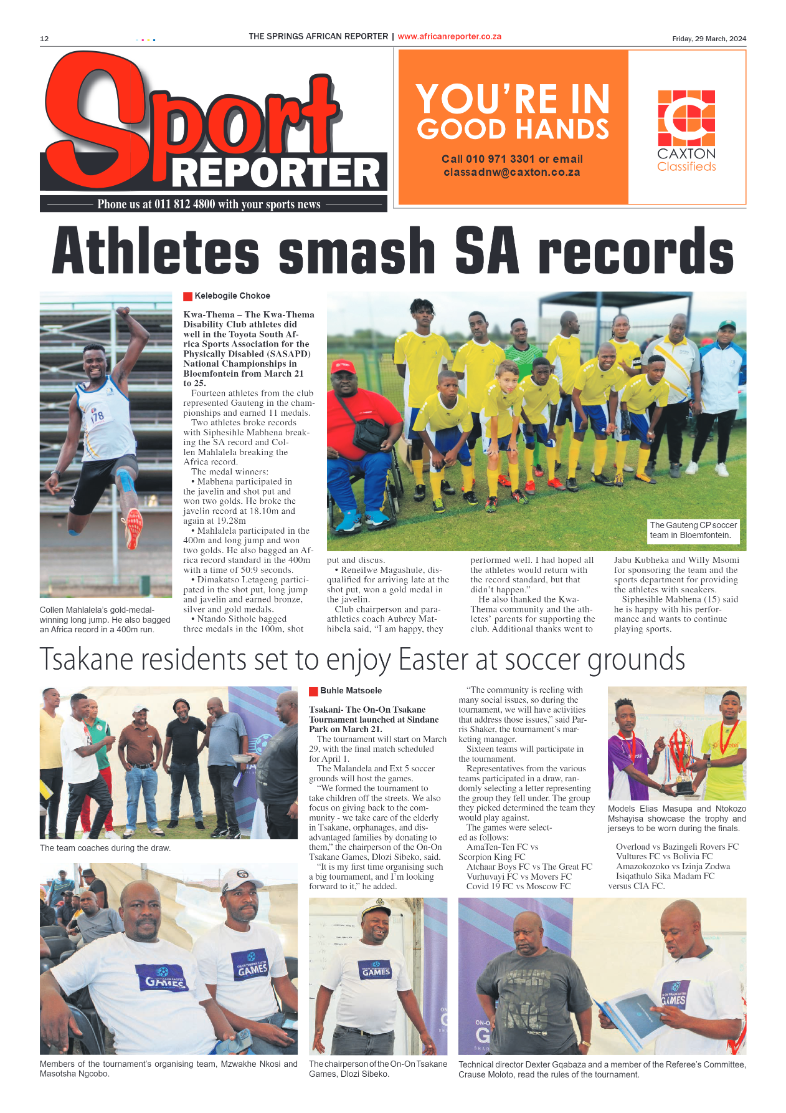 African Reporter 29 March 2024 page 12