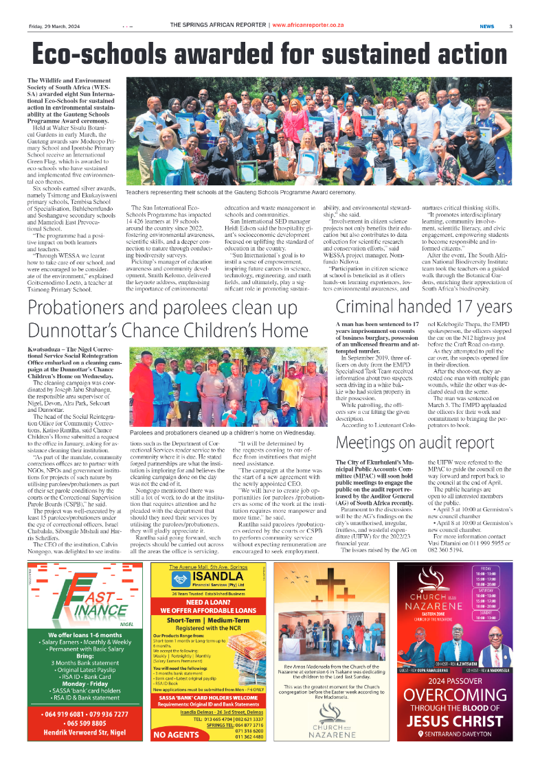 African Reporter 29 March 2024 page 3