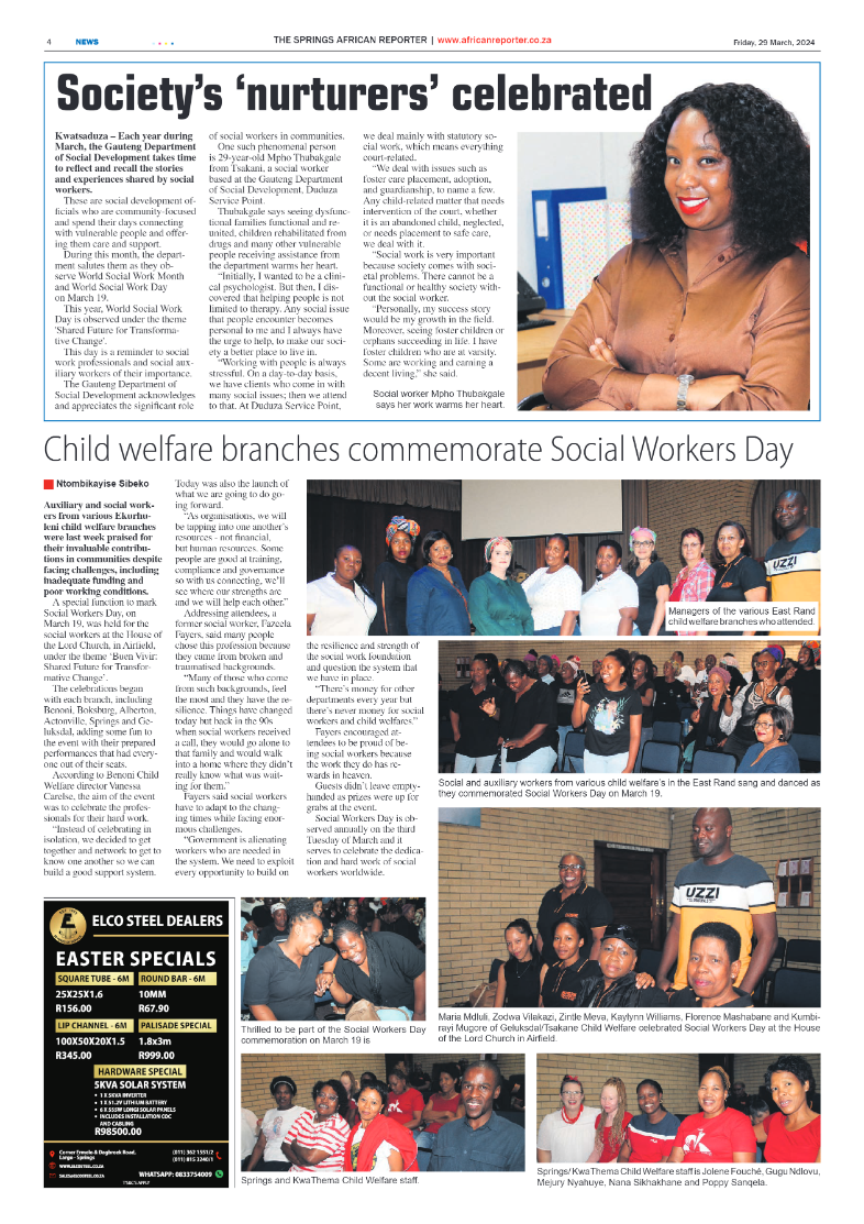 African Reporter 29 March 2024 page 4
