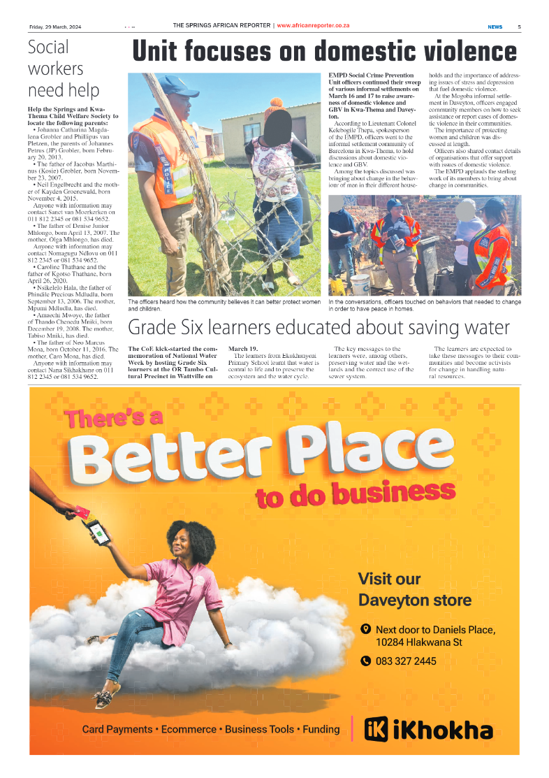 African Reporter 29 March 2024 page 5