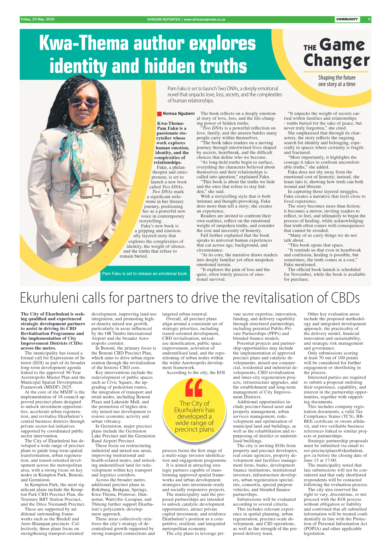 African Reporter 29 May 2026 page 5