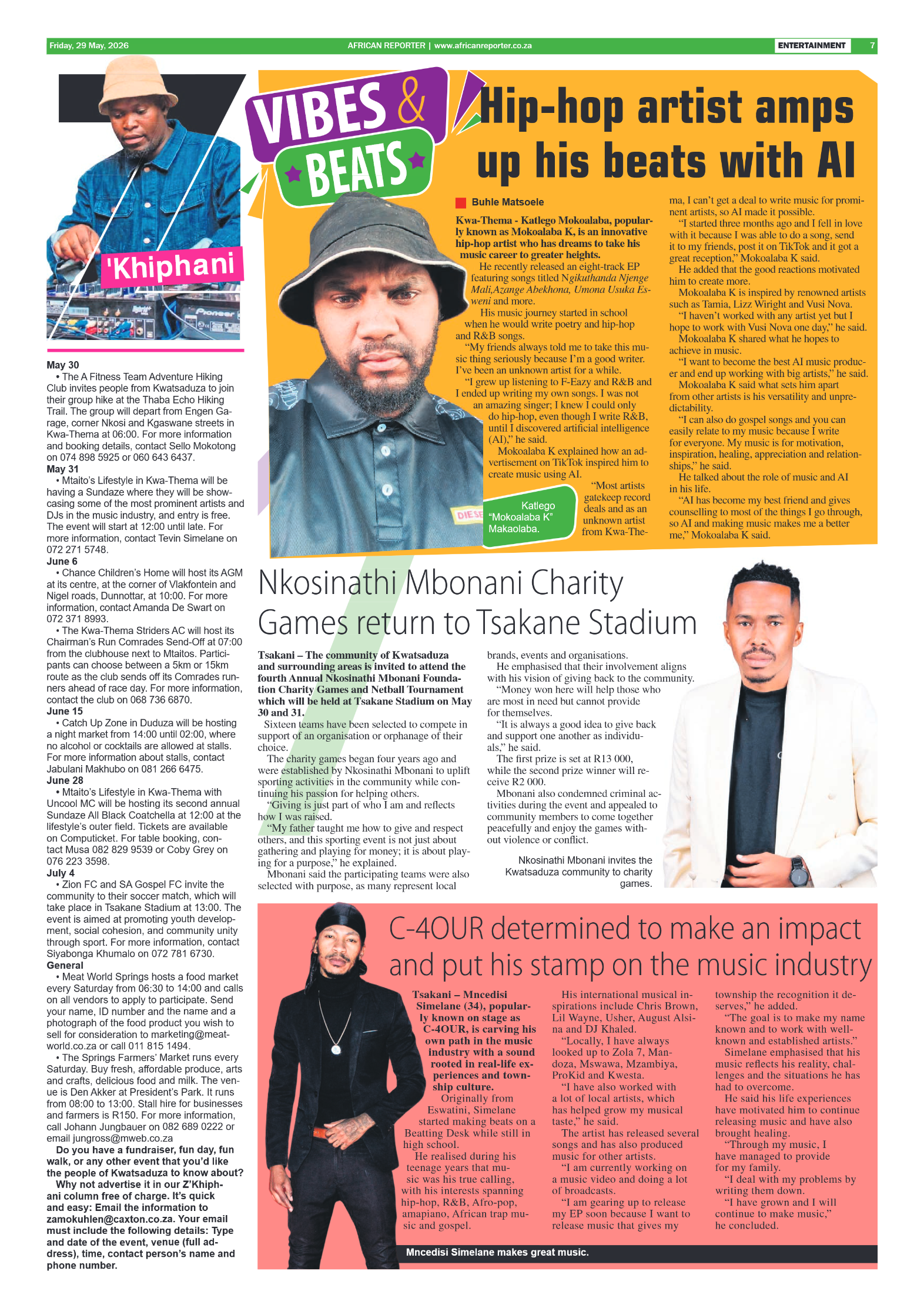 African Reporter 29 May 2026 page 7