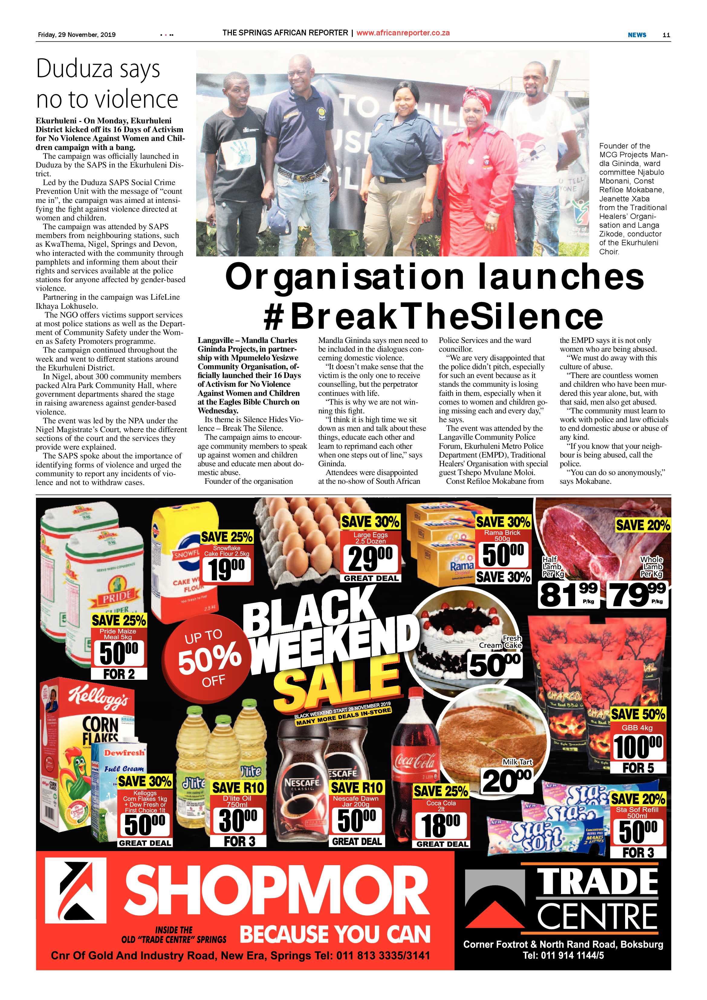 African Reporter 29 November 2019 page 11
