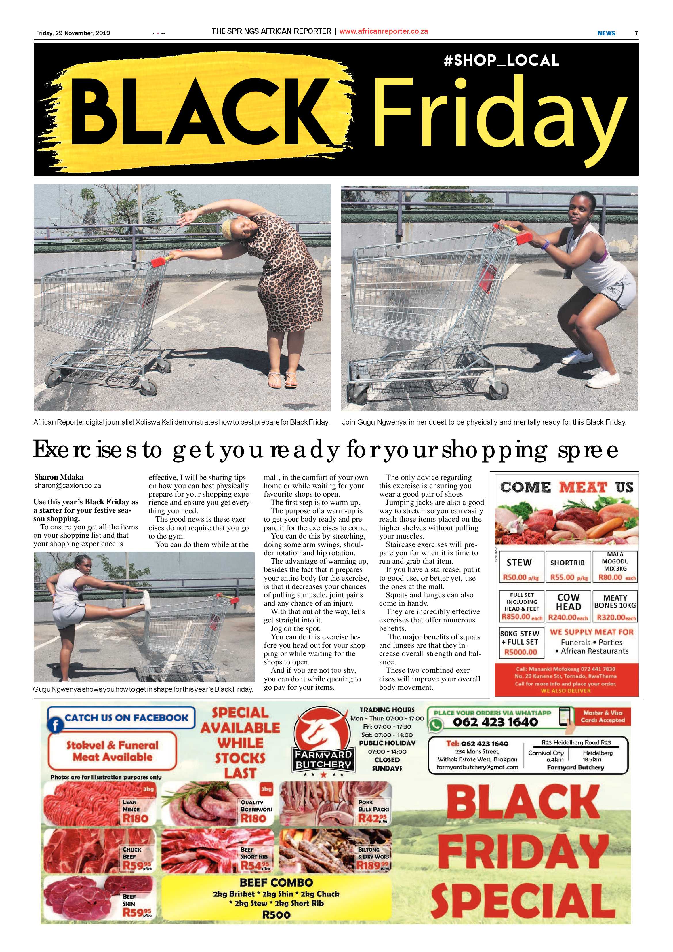 African Reporter 29 November 2019 page 7