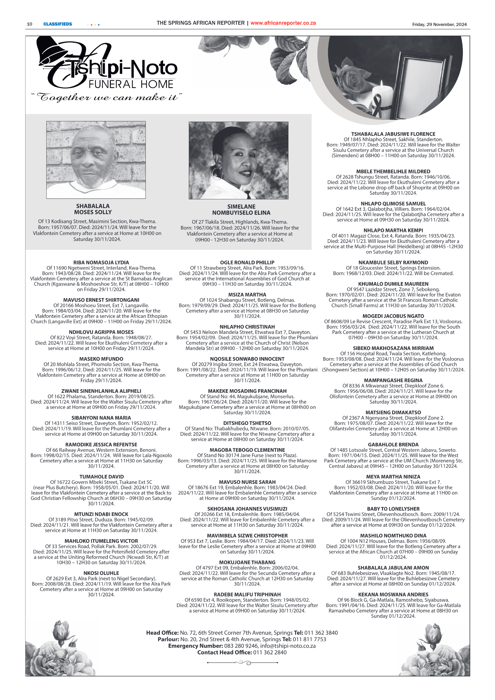 African Reporter 29 November 2024 page 10