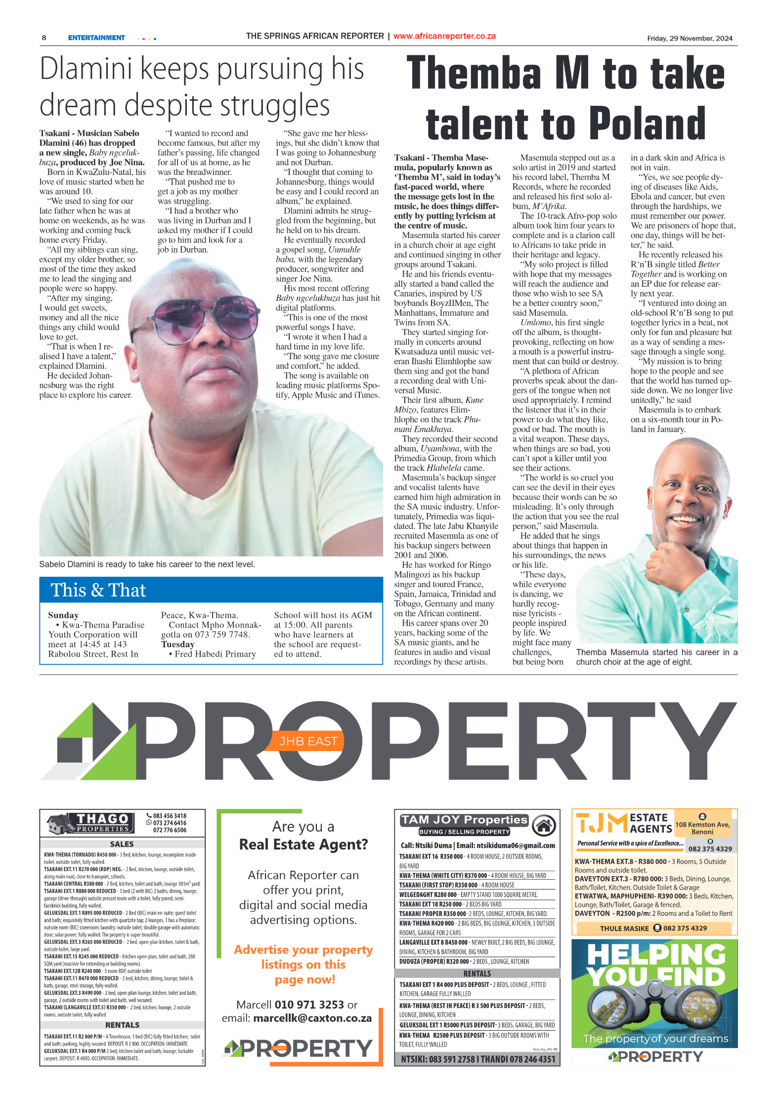 African Reporter 29 November 2024 page 8