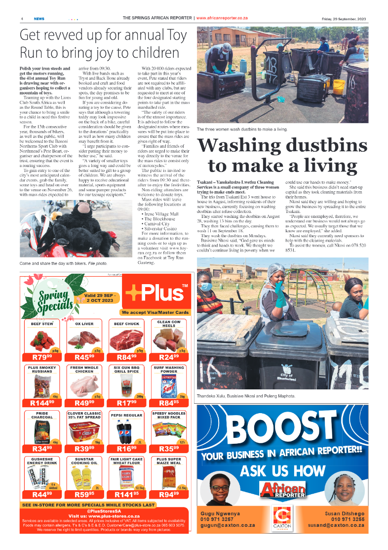 African Reporter 29 September 2023 page 4
